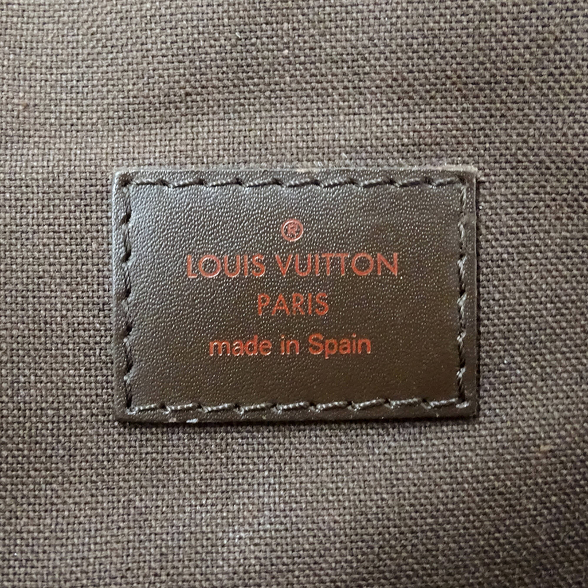 Louis Vuitton Brown Damier Canvas Galle Damier Canvas Handbag Shoulder Bag (Pre-Owned)