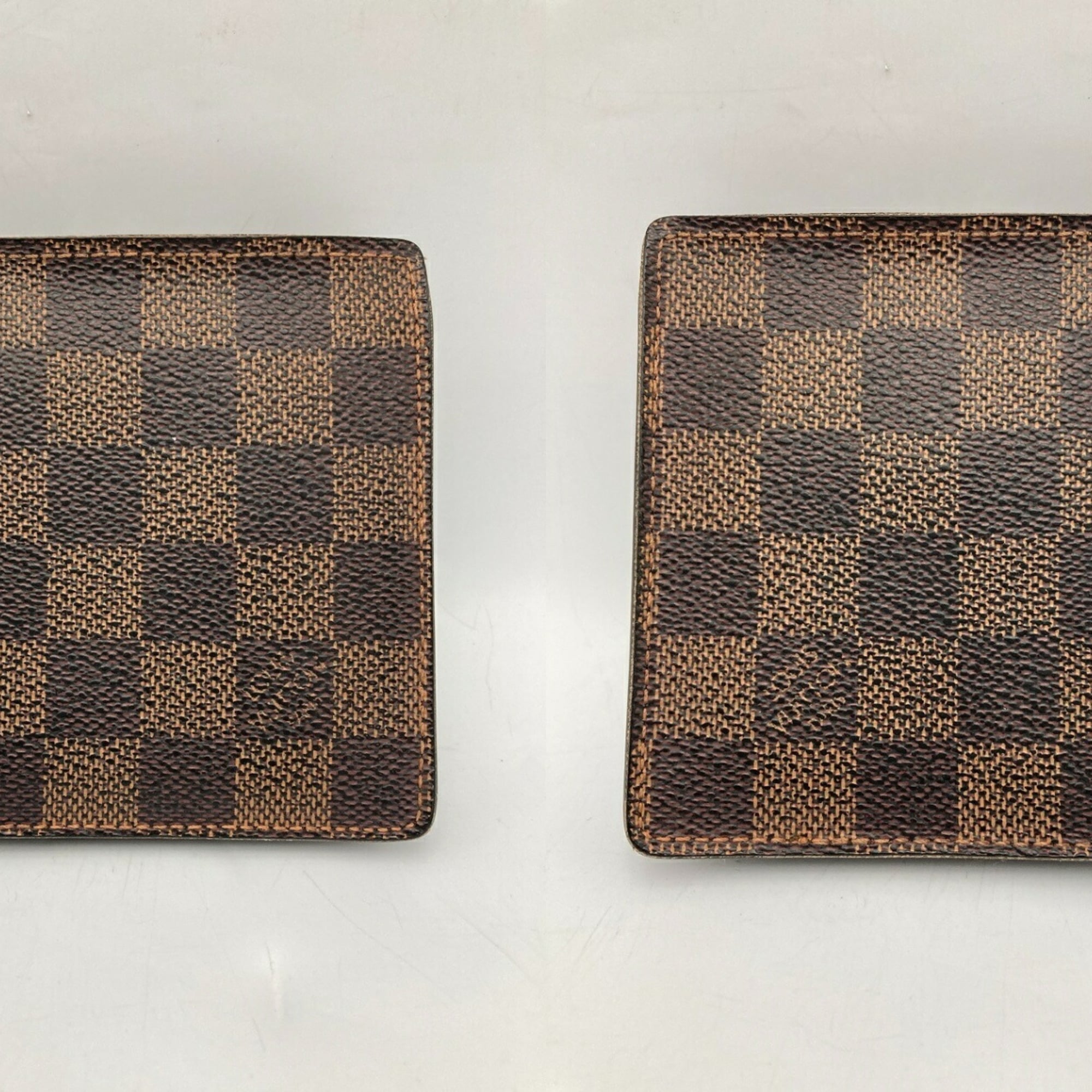 Louis Vuitton Brown Pvc Leather Wallet (Bi-Fold) (Pre-Owned)