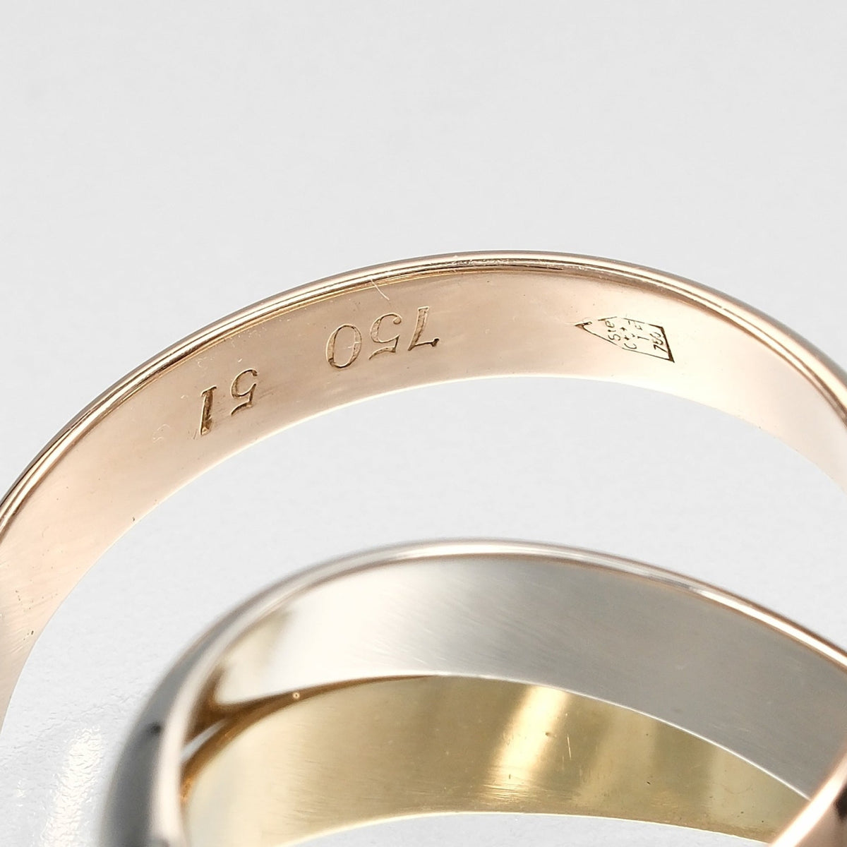 Cartier Trinity Yellow Gold (18K) Pink Gold (18K) White Gold (18K) Band Ring (Pre-Owned)