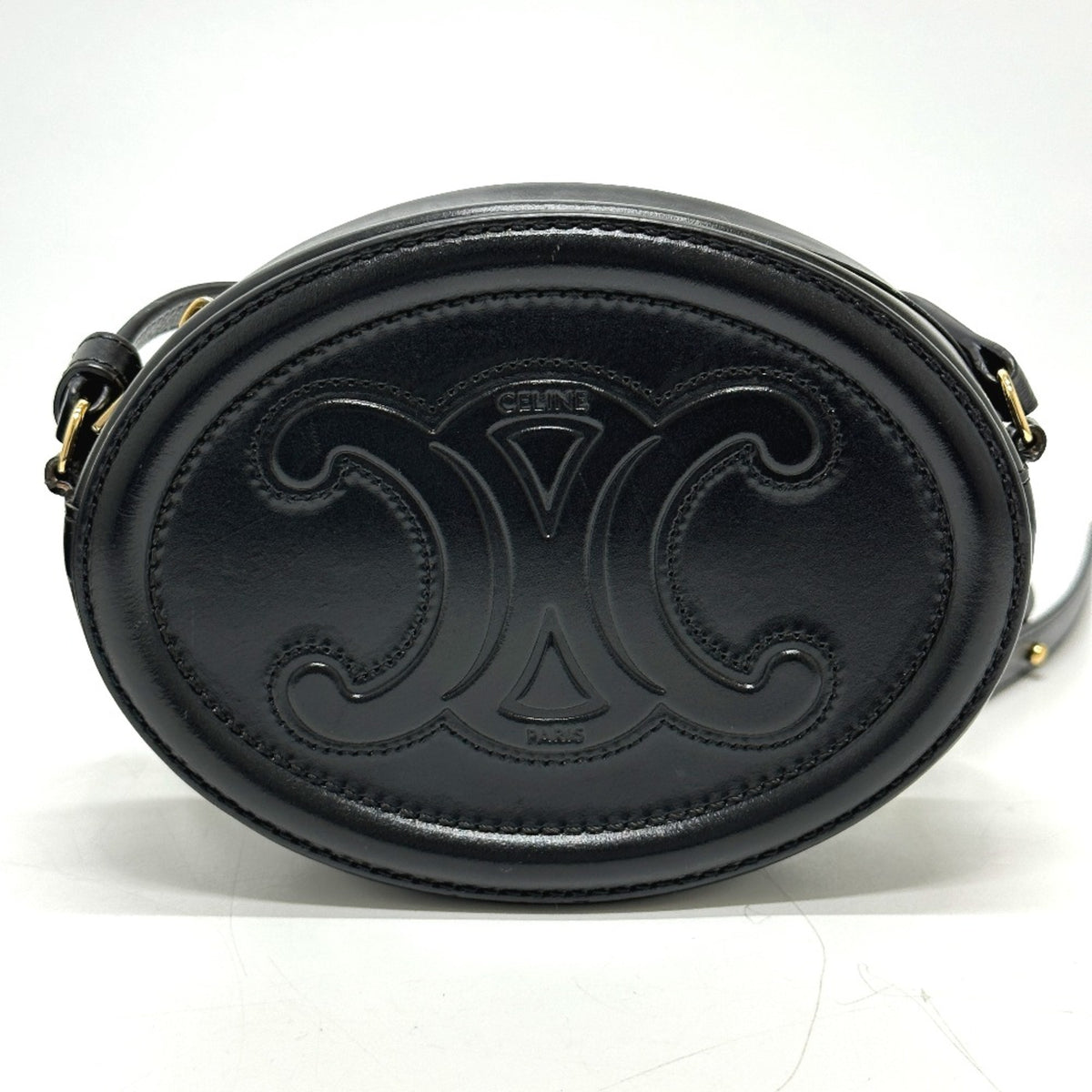 Celine Black Leather Shoulder Bag (Pre-Owned)