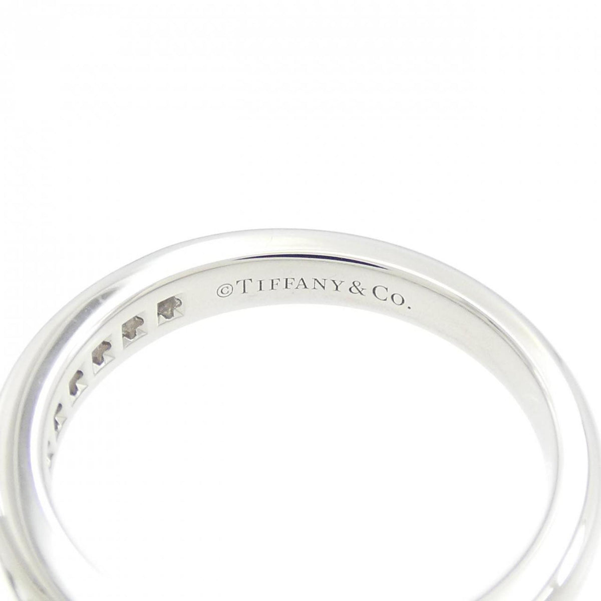 Tiffany Platinum Platinum Band Ring (Pre-Owned)