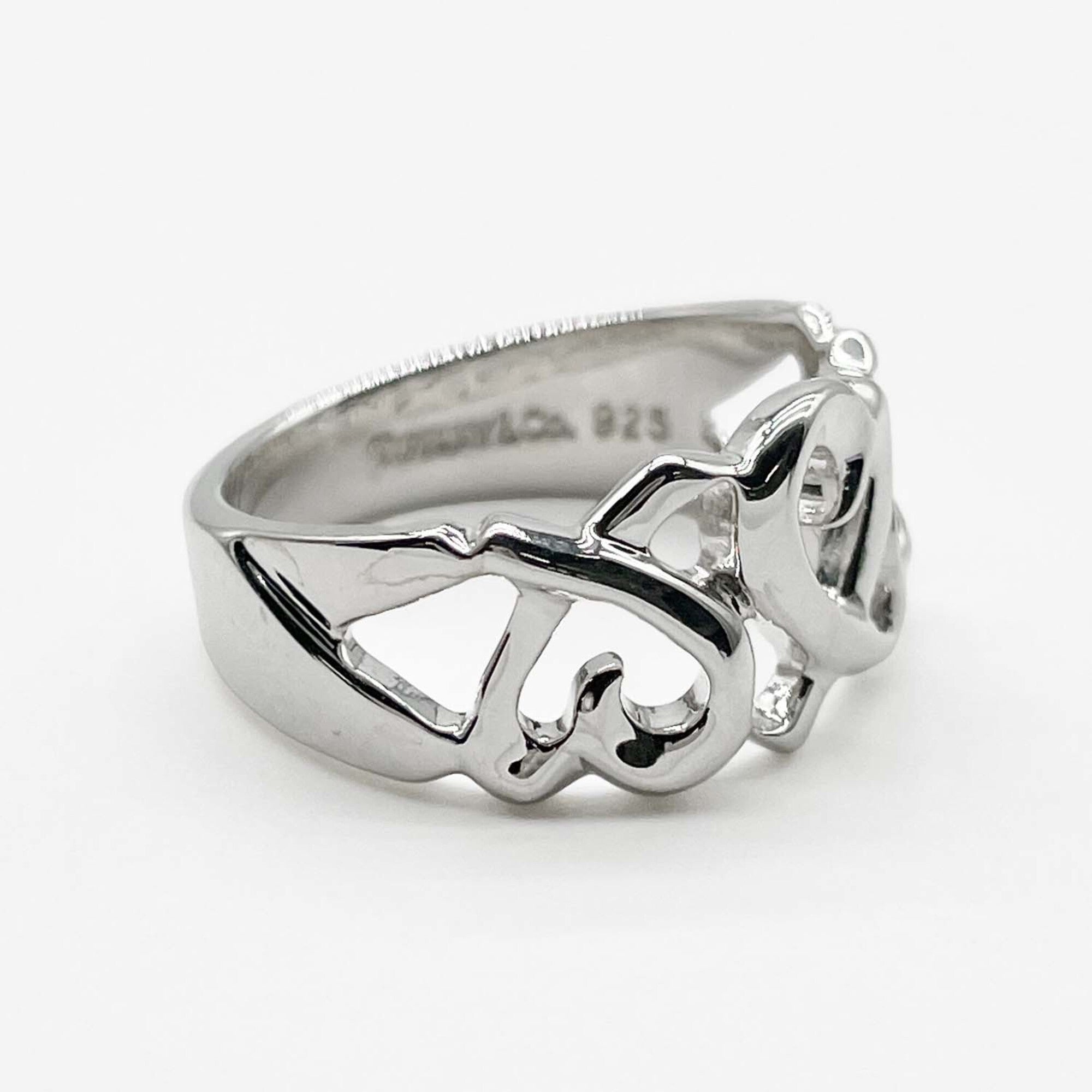 Tiffany Silver 925 Band Ring (Pre-Owned)