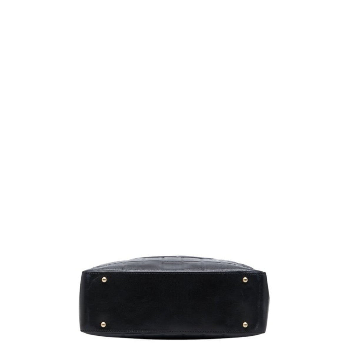 Chanel Black Leather Shoulder Bag Tote Bag (Pre-Owned)