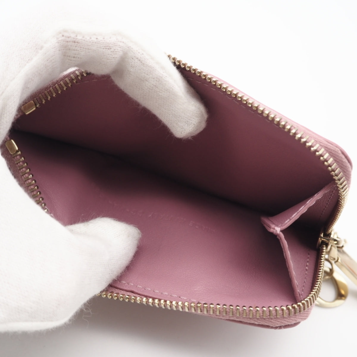 Christian Dior Pink Leather Coin Purse/Coin Case (Pre-Owned)