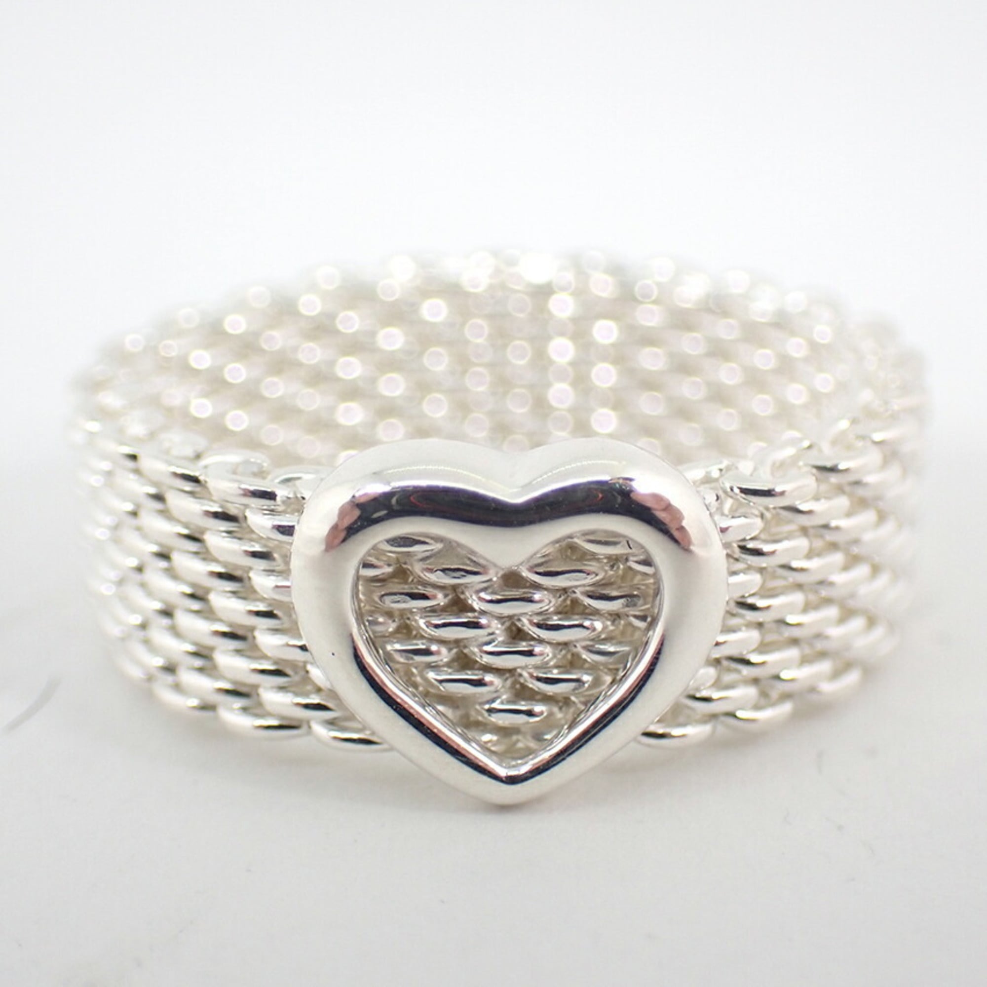 Tiffany Silver Sterling Silver 925 Band Ring (Pre-Owned)