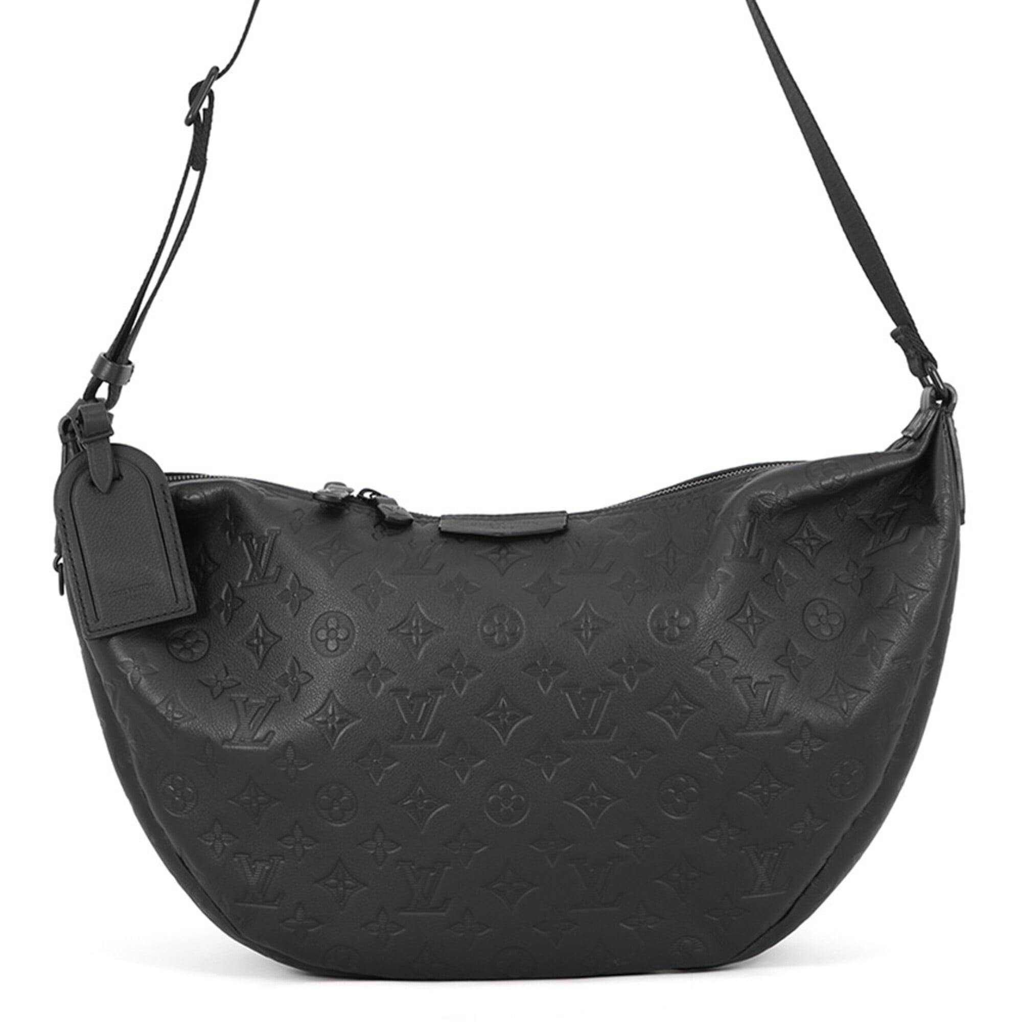 Louis Vuitton Monogram Shadow Black Noir Monogram Shadow Shoulder Bag (Pre-Owned)