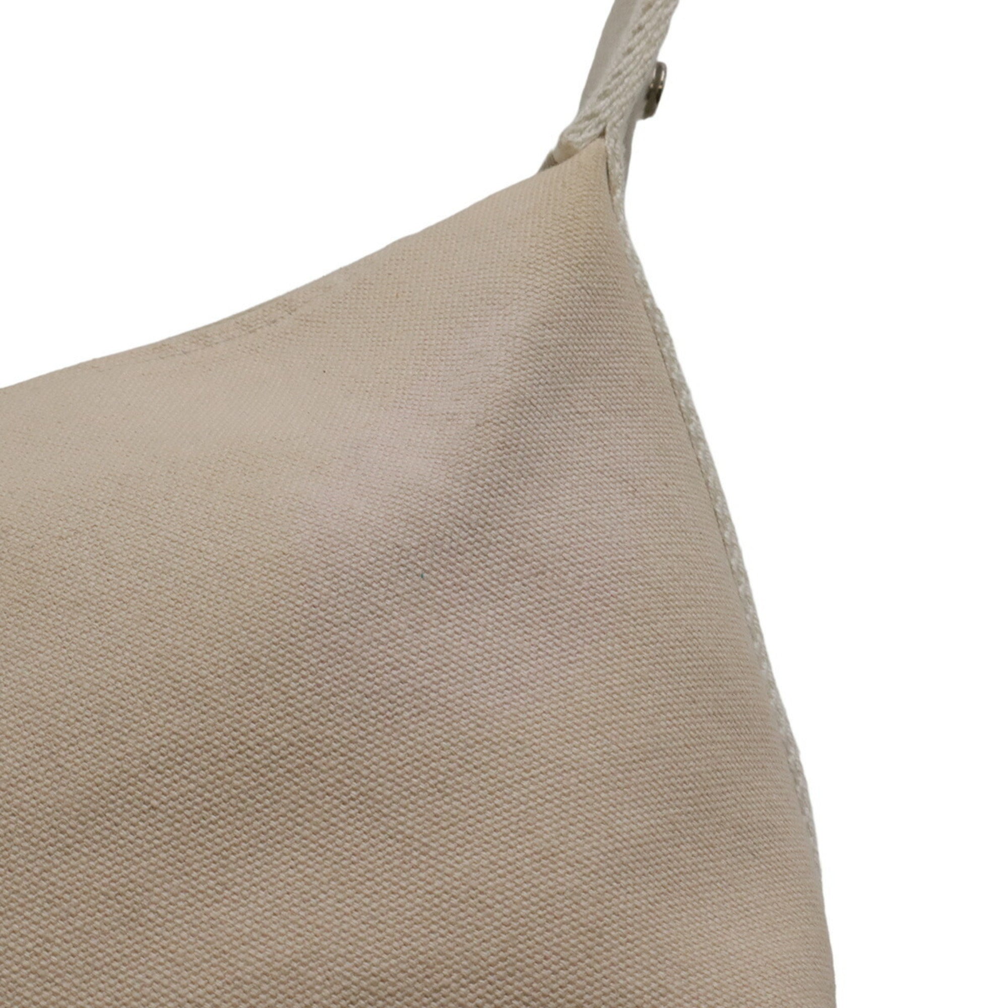 Hermes Natural Canvas Handbag (Pre-Owned)