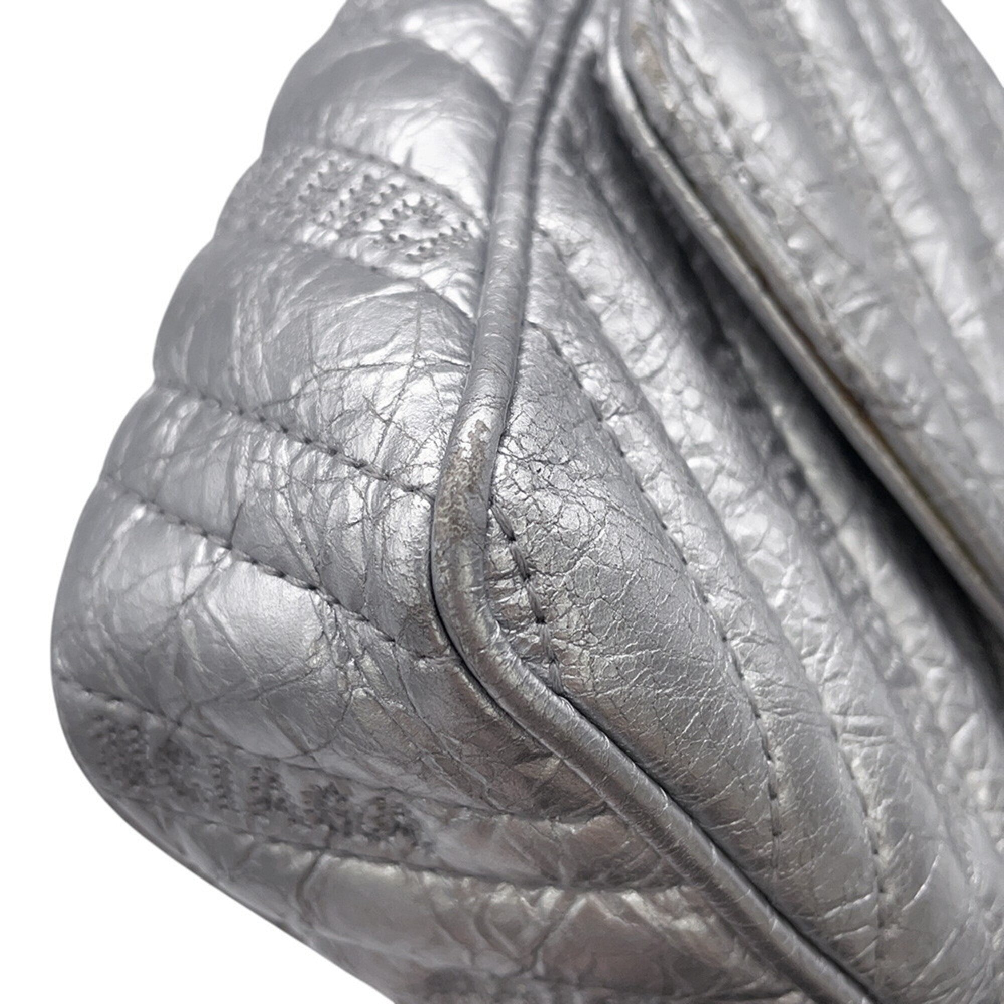 Balenciaga Silver Leather Shoulder Bag (Pre-Owned)