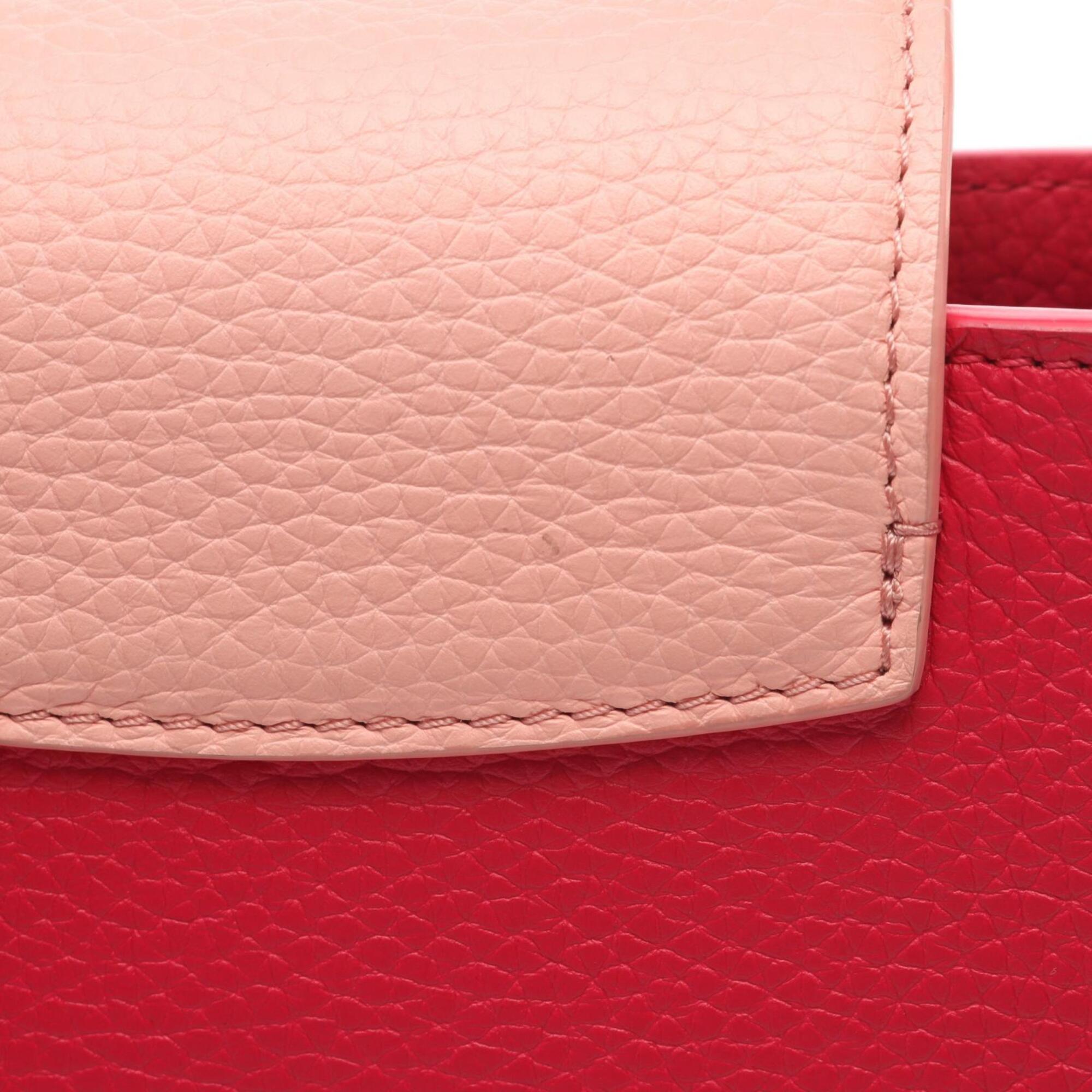 Louis Vuitton Pink Leather Handbag (Pre-Owned)