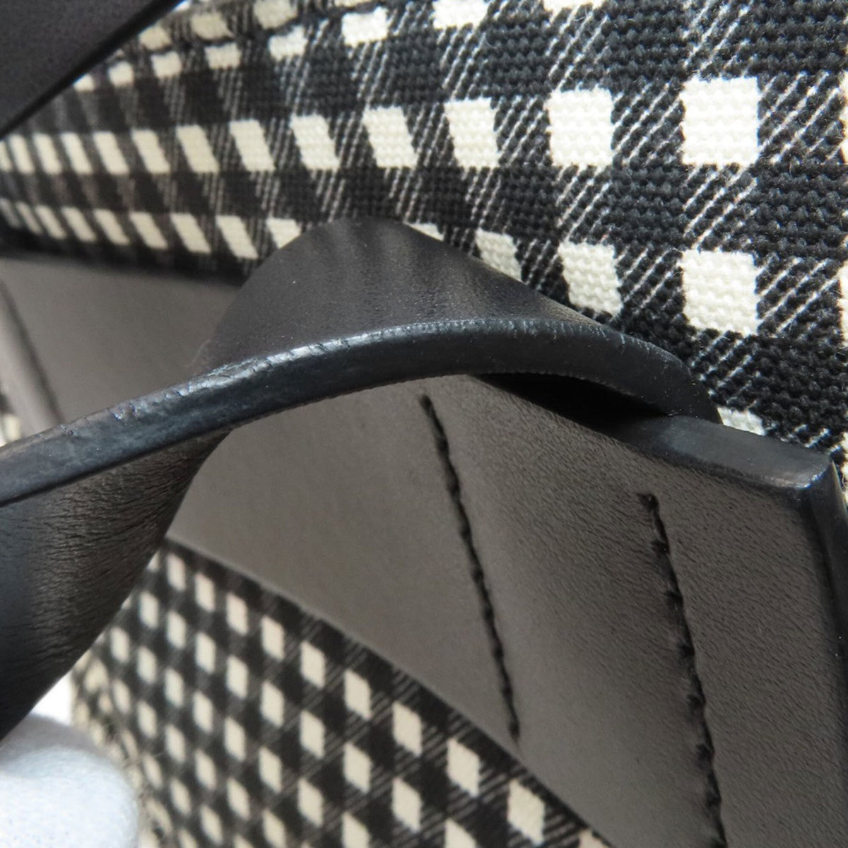 Miu Miu Black Canvas Handbag (Pre-Owned)