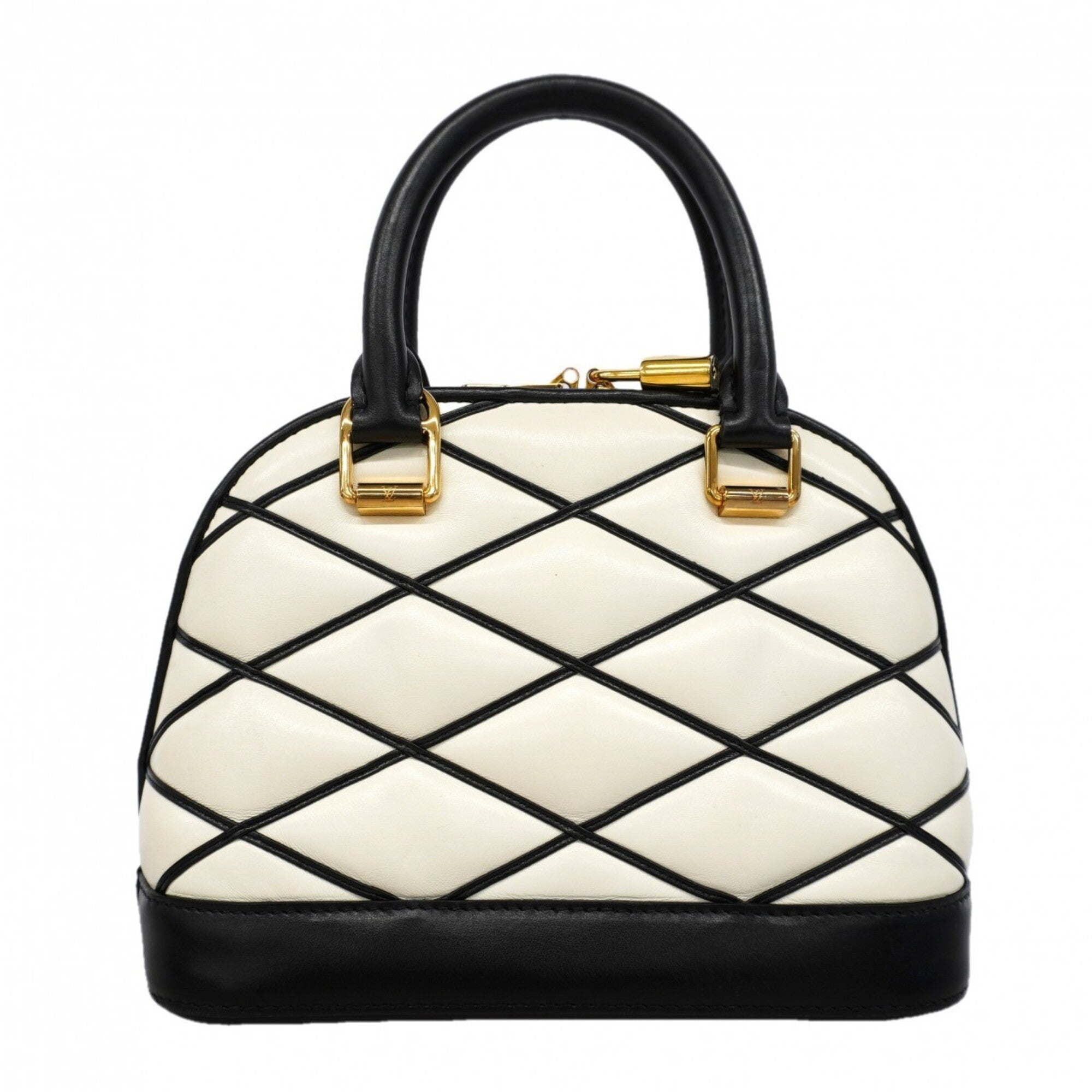Louis Vuitton Black White Handbag (Pre-Owned)
