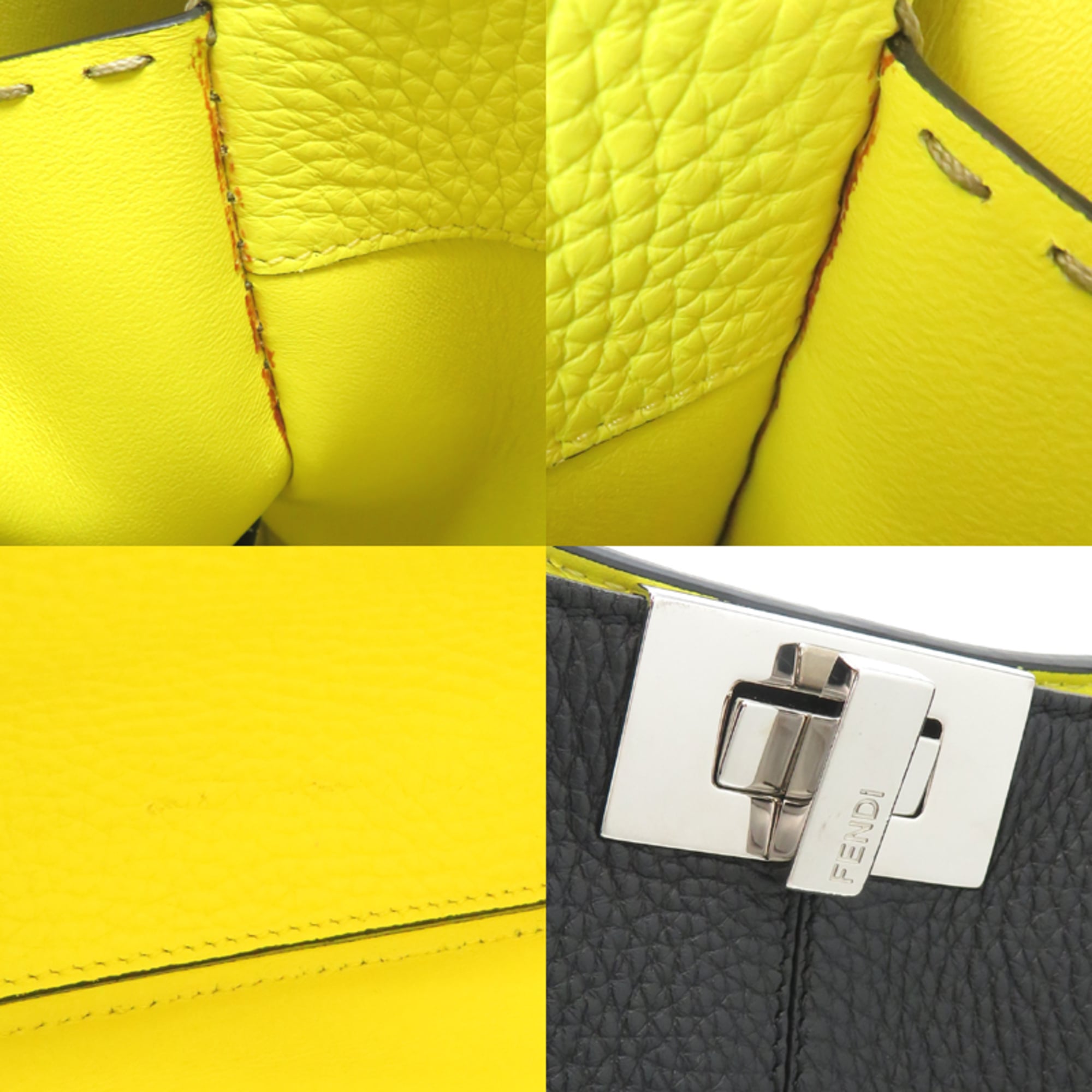 Fendi Black Leather Handbag (Pre-Owned)