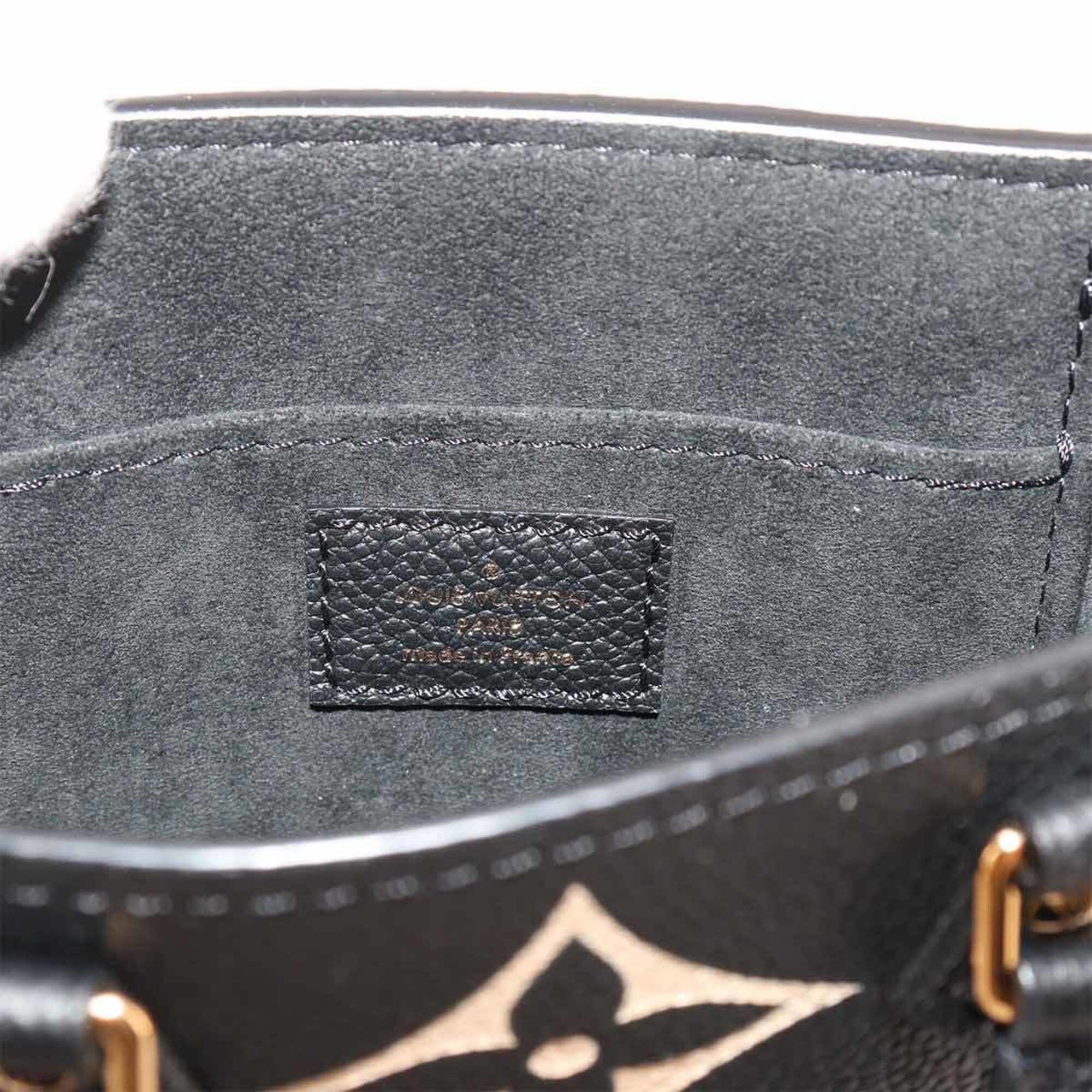 Louis Vuitton Monogram Empreinte Beige Black Monogram Empreinte Handbag (Pre-Owned)