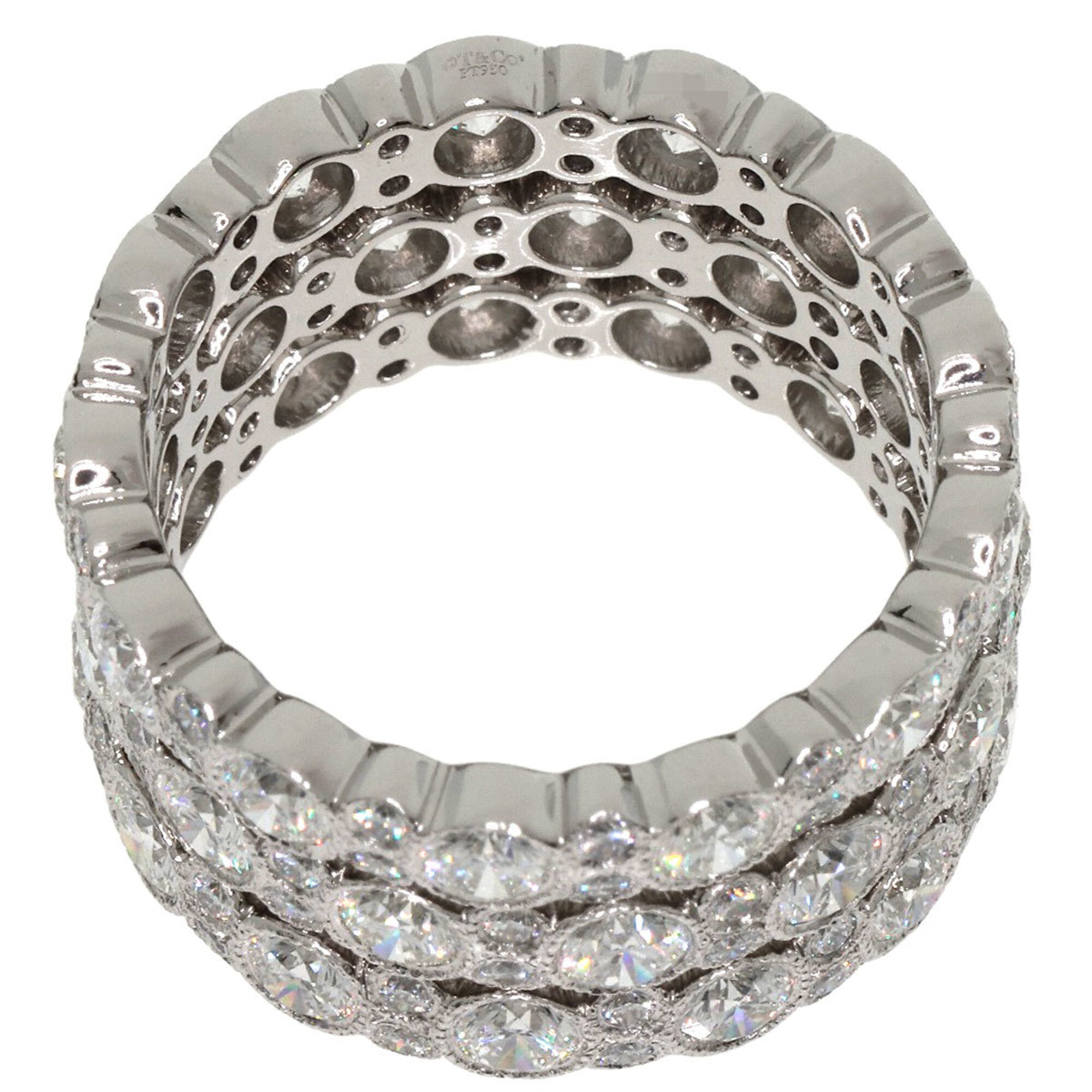 Tiffany Platinum 950 Band Ring (Pre-Owned)