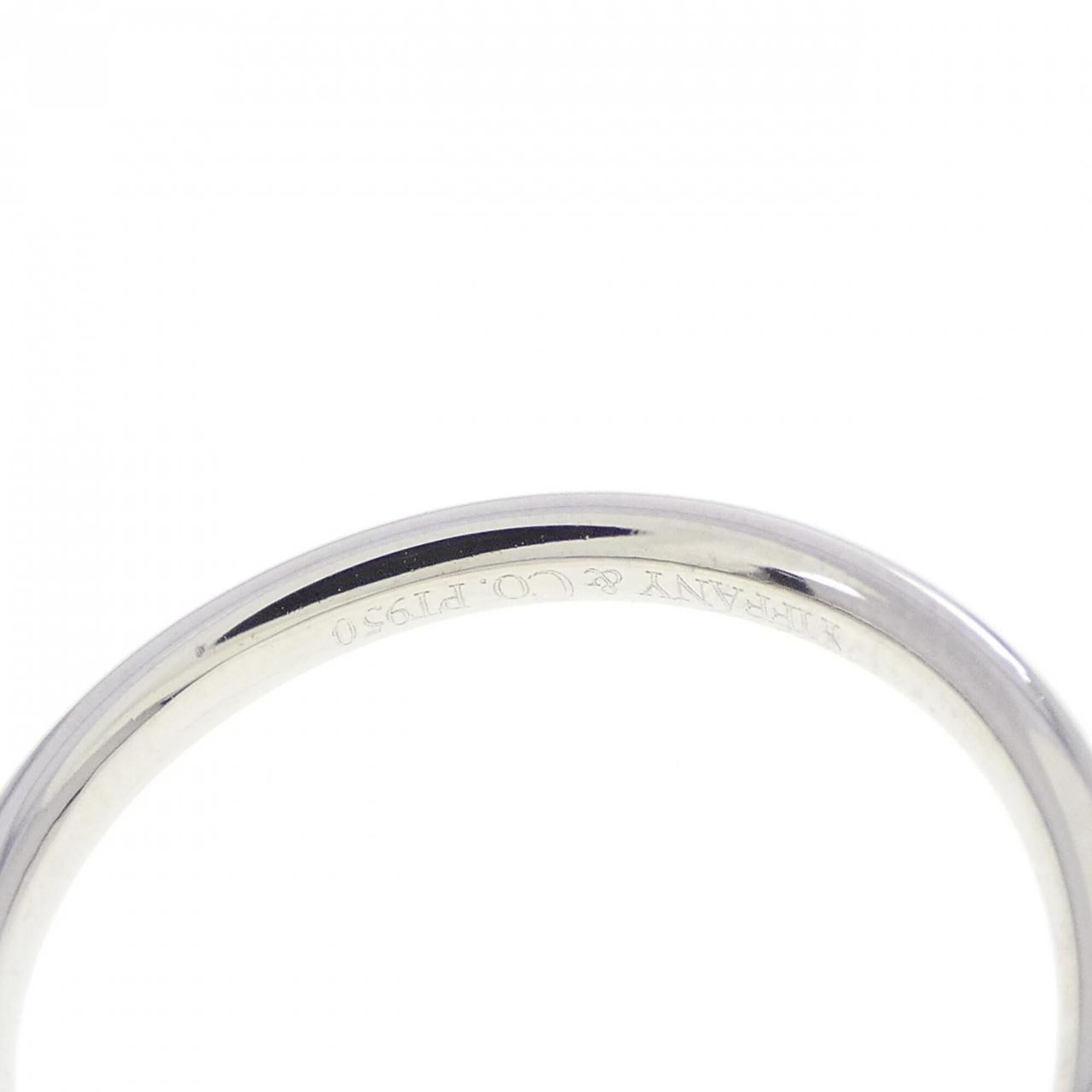 Tiffany Platinum Platinum 950 Band Ring (Pre-Owned)