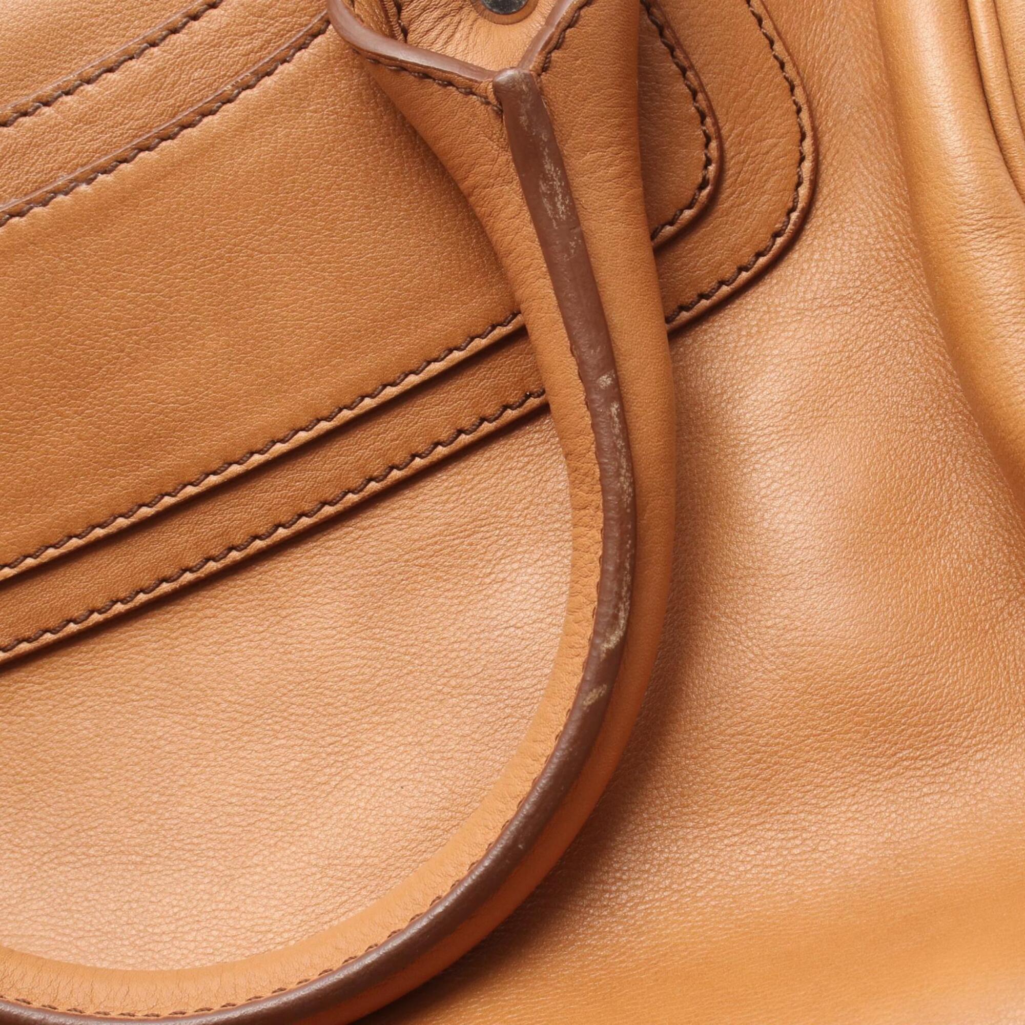 Celine Boogie Brown Leather Handbag (Pre-Owned)