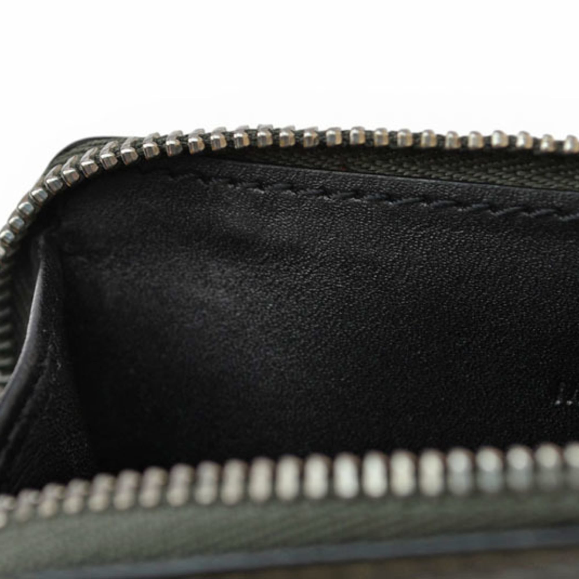 Loewe Khaki Brown Leather Coin Purse/Coin Case (Pre-Owned)