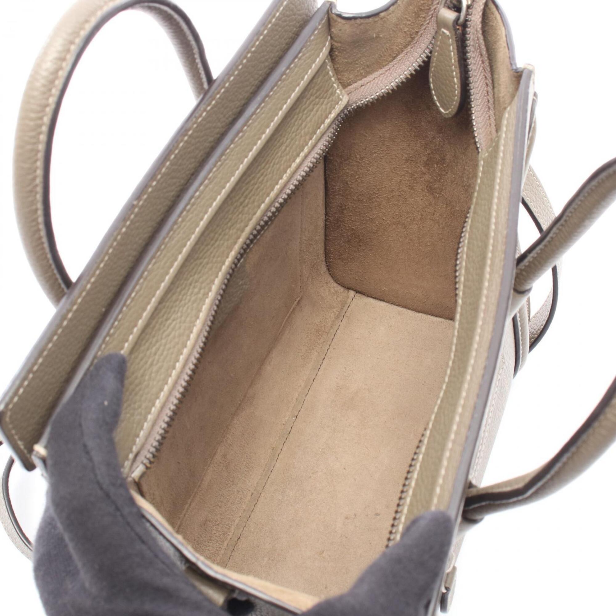 Celine Gray Leather Handbag (Pre-Owned)