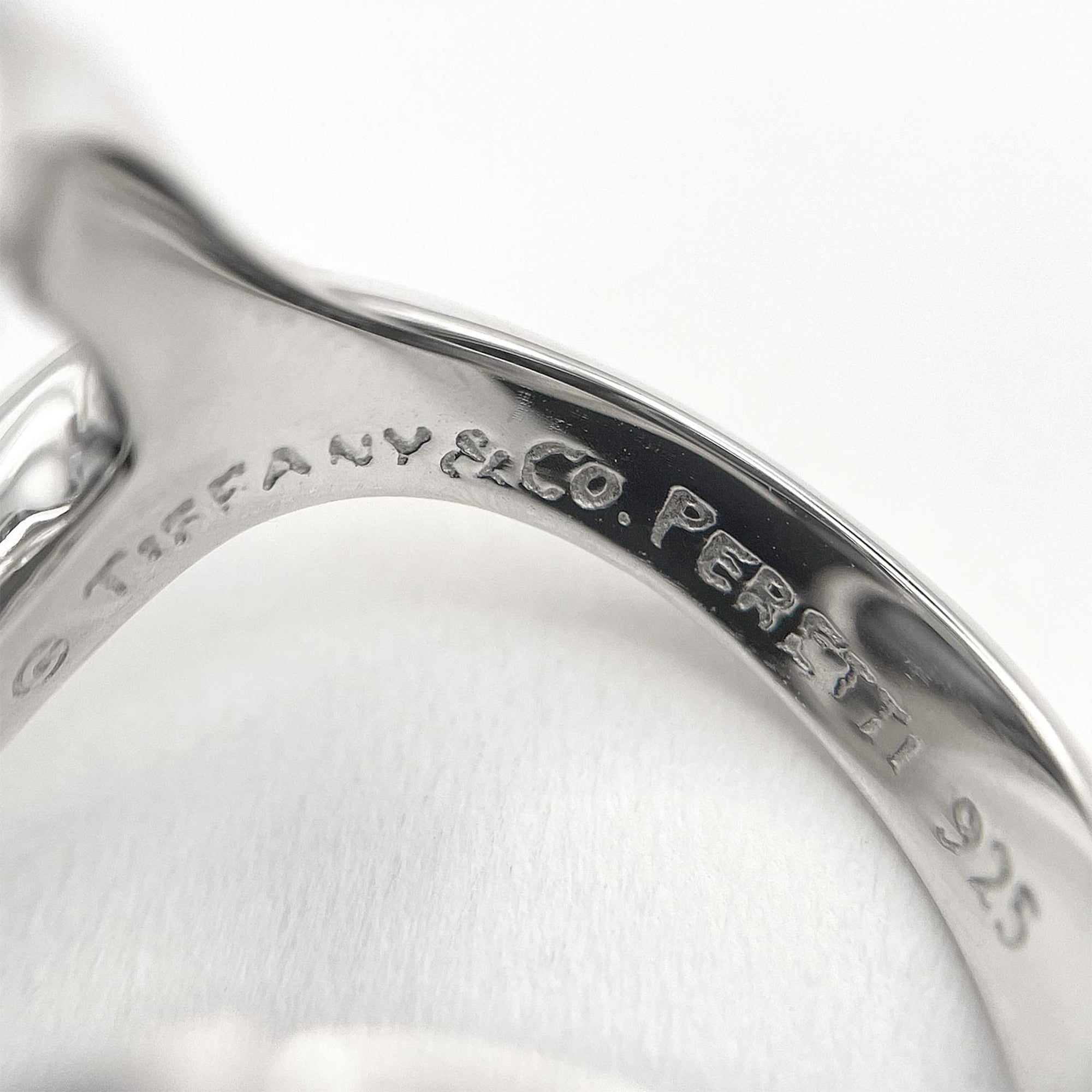 Tiffany Silver Silver 925 Band Ring (Pre-Owned)