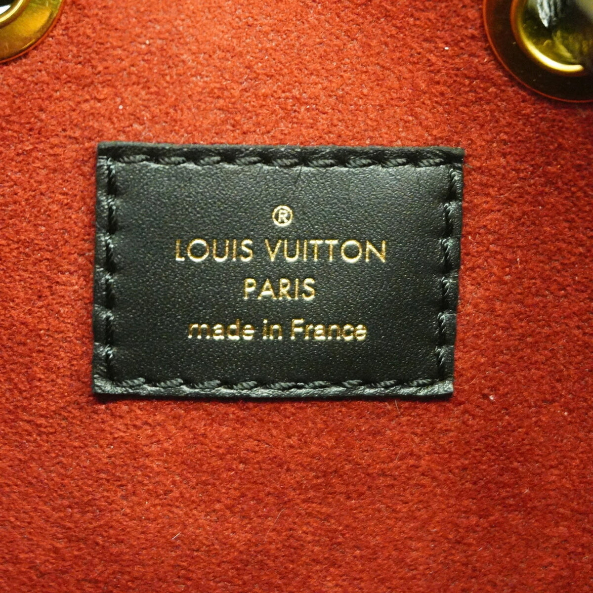 Louis Vuitton Beige Black Handbag (Pre-Owned)
