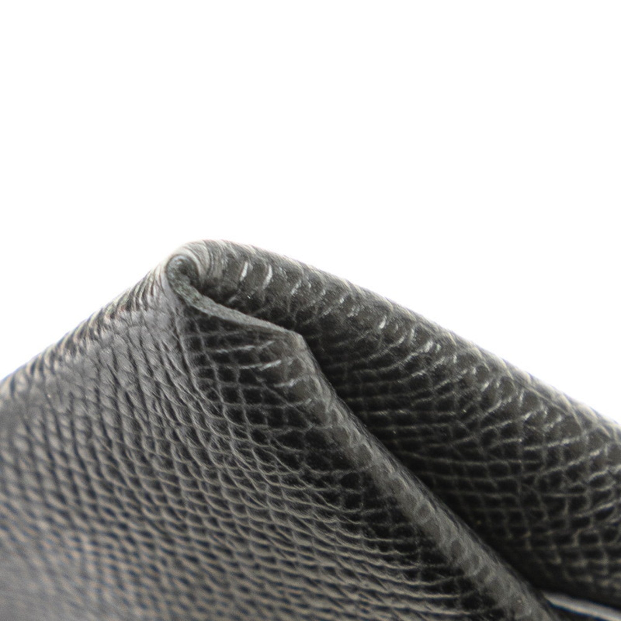 Hermes Bastia Black Epsom Leather Coin Purse/Coin Case (Pre-Owned)