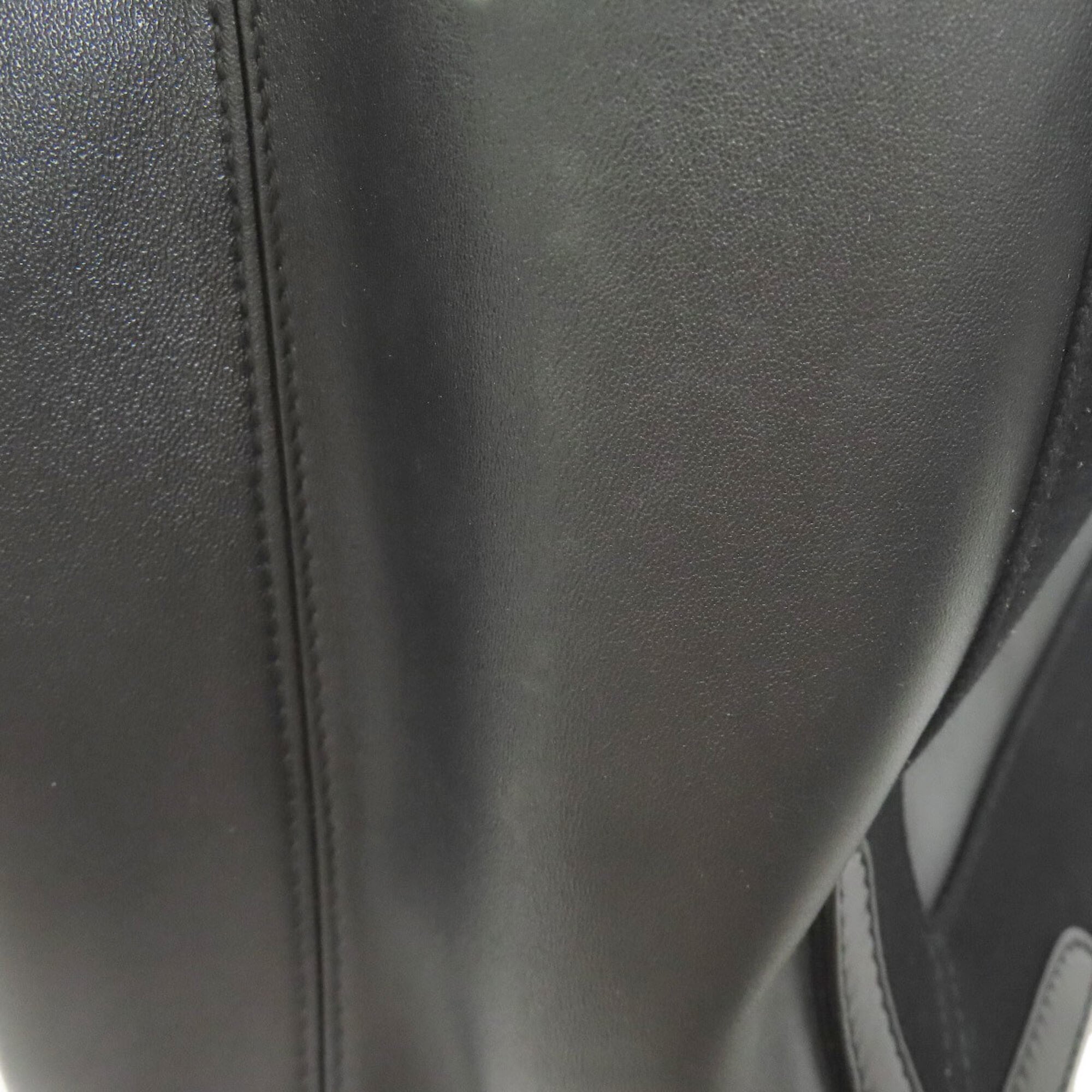 Balenciaga Black Leather Pouch Tote Bag (Pre-Owned)