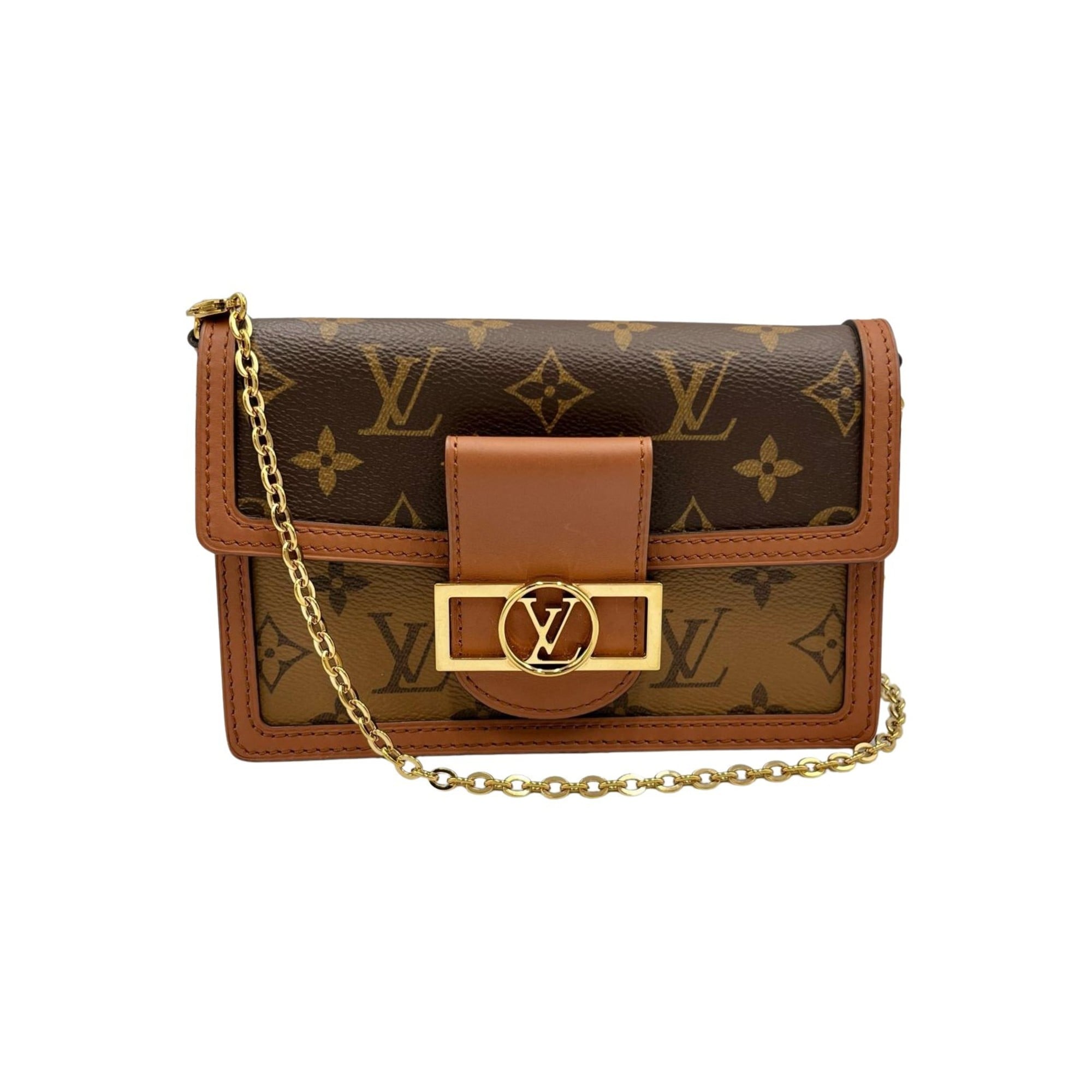 Louis Vuitton Brown Leather Shoulder Bag (Pre-Owned)