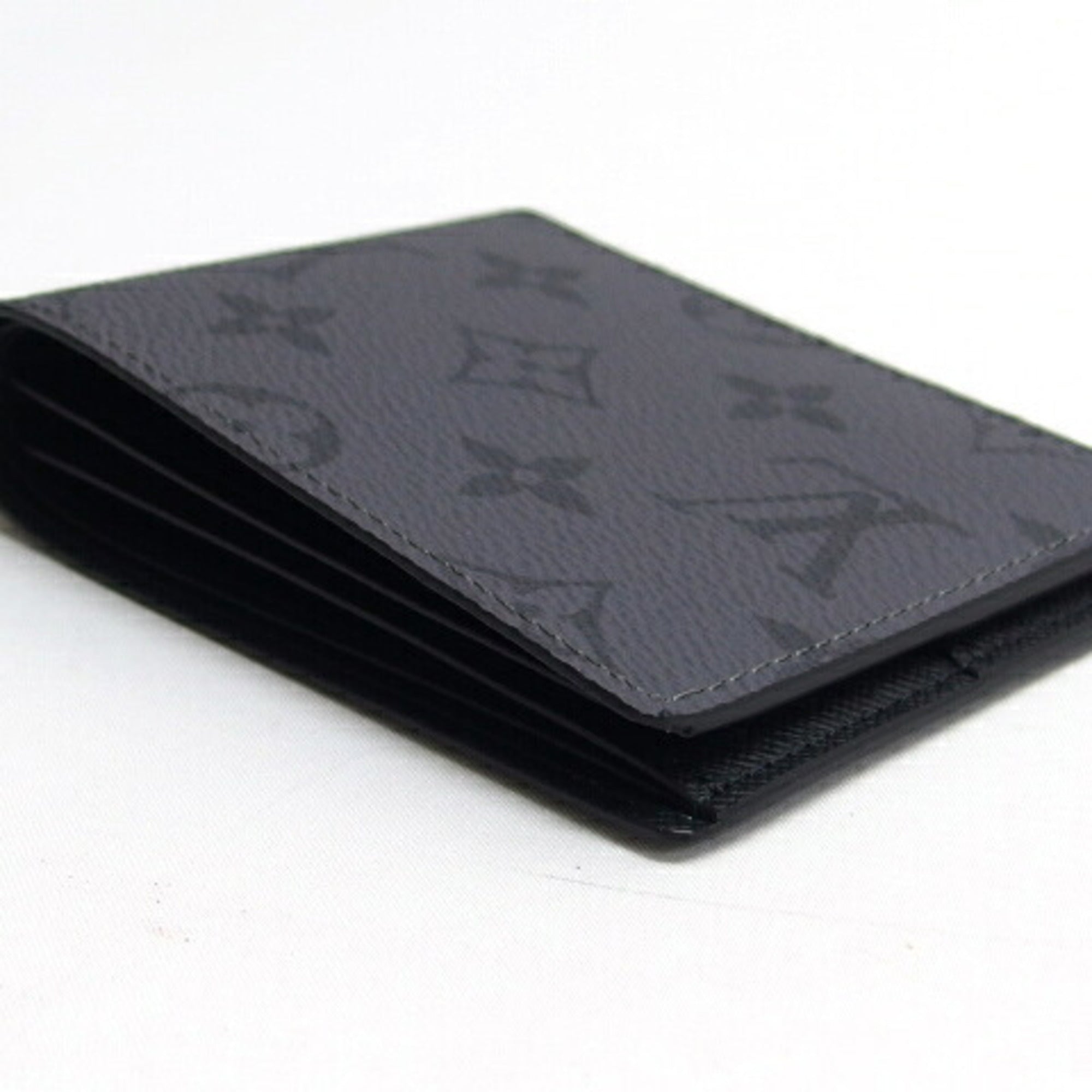 Louis Vuitton Monogram Eclipse Monogram Eclipse Monogram Eclipse Wallet (Bi-Fold) (Pre-Owned)