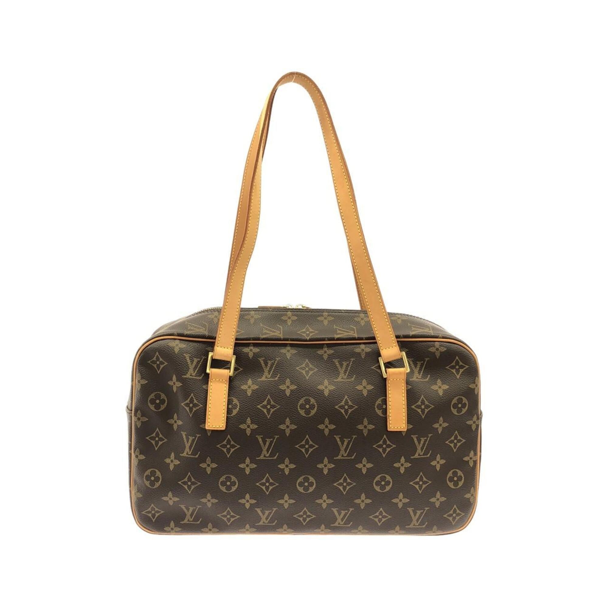 Louis Vuitton Marron Coated Canvas Shoulder Bag (Pre-Owned)