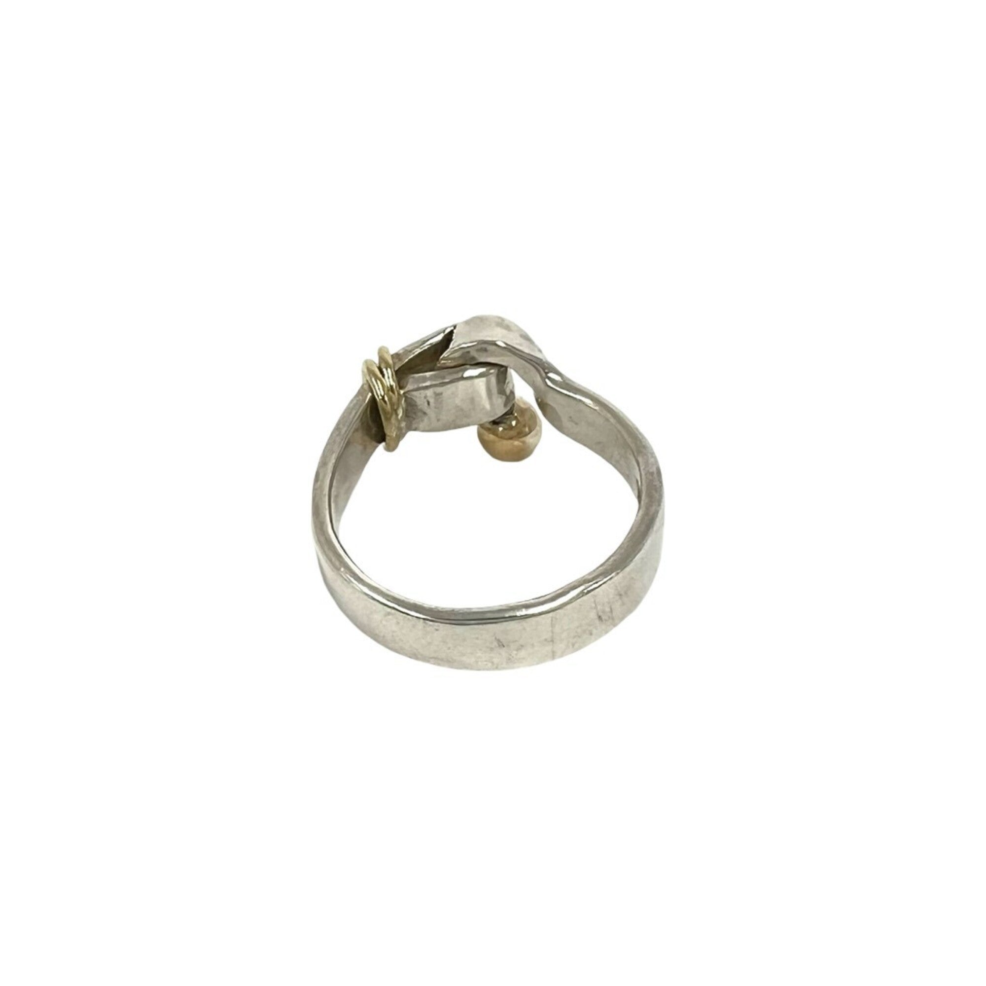 Tiffany Gold Silver Yellow Gold (18K) Silver 925 Band Ring (Pre-Owned)