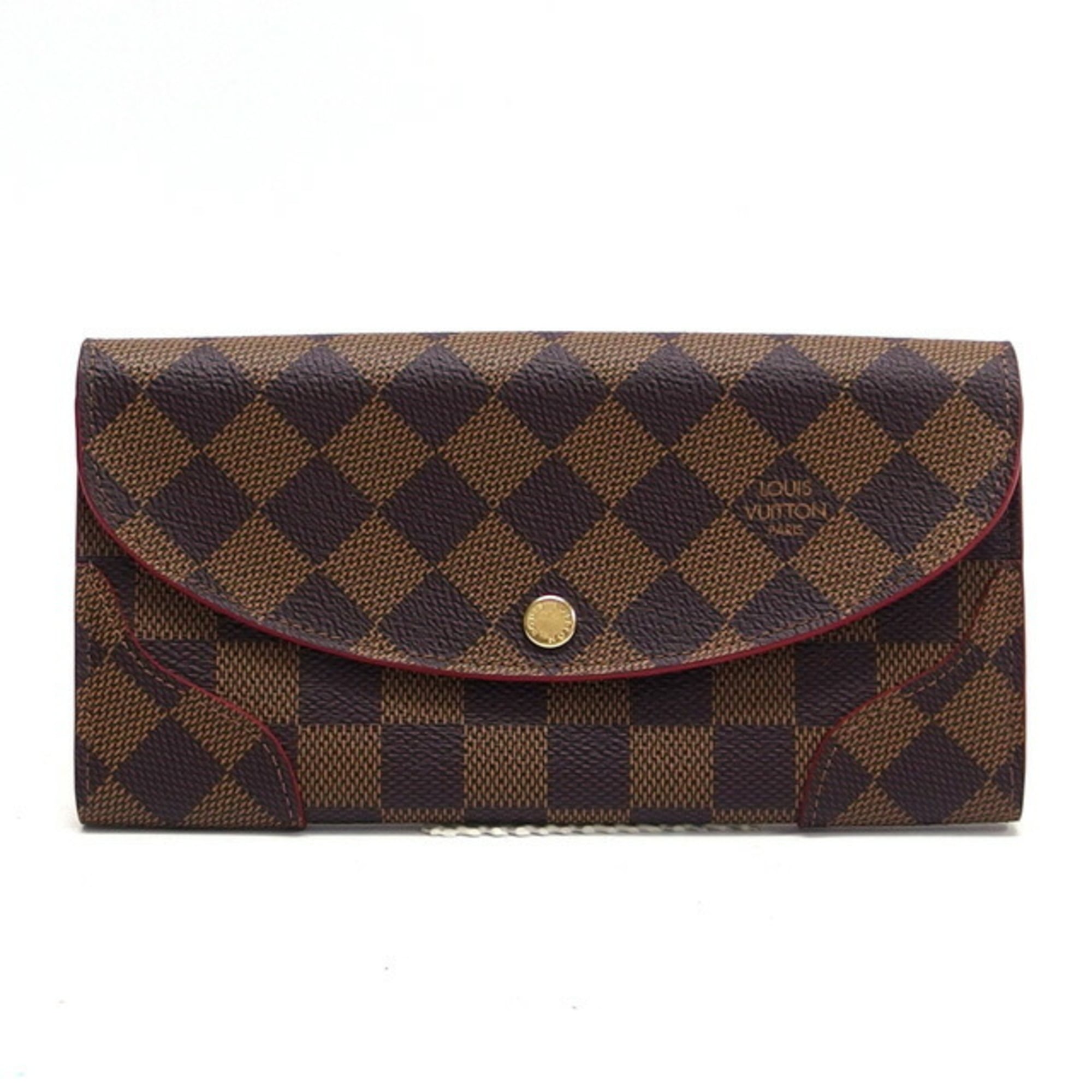 Louis Vuitton Cerise Damier Canvas Long Wallet (Bi-Fold) (Pre-Owned)