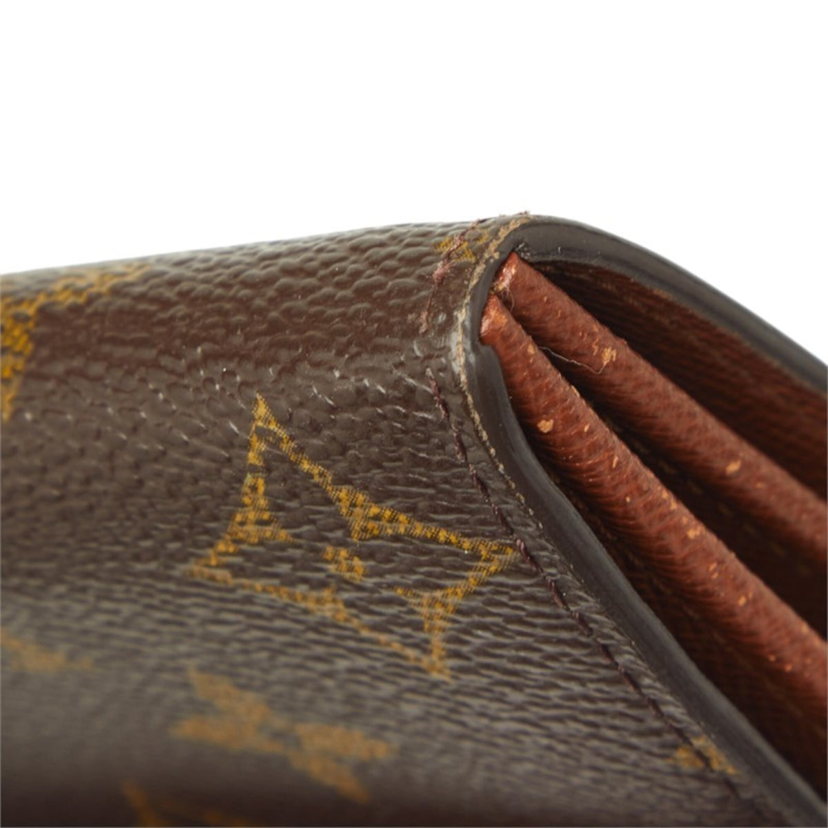 Louis Vuitton Brown Pvc Long Wallet (Bi-Fold) (Pre-Owned)