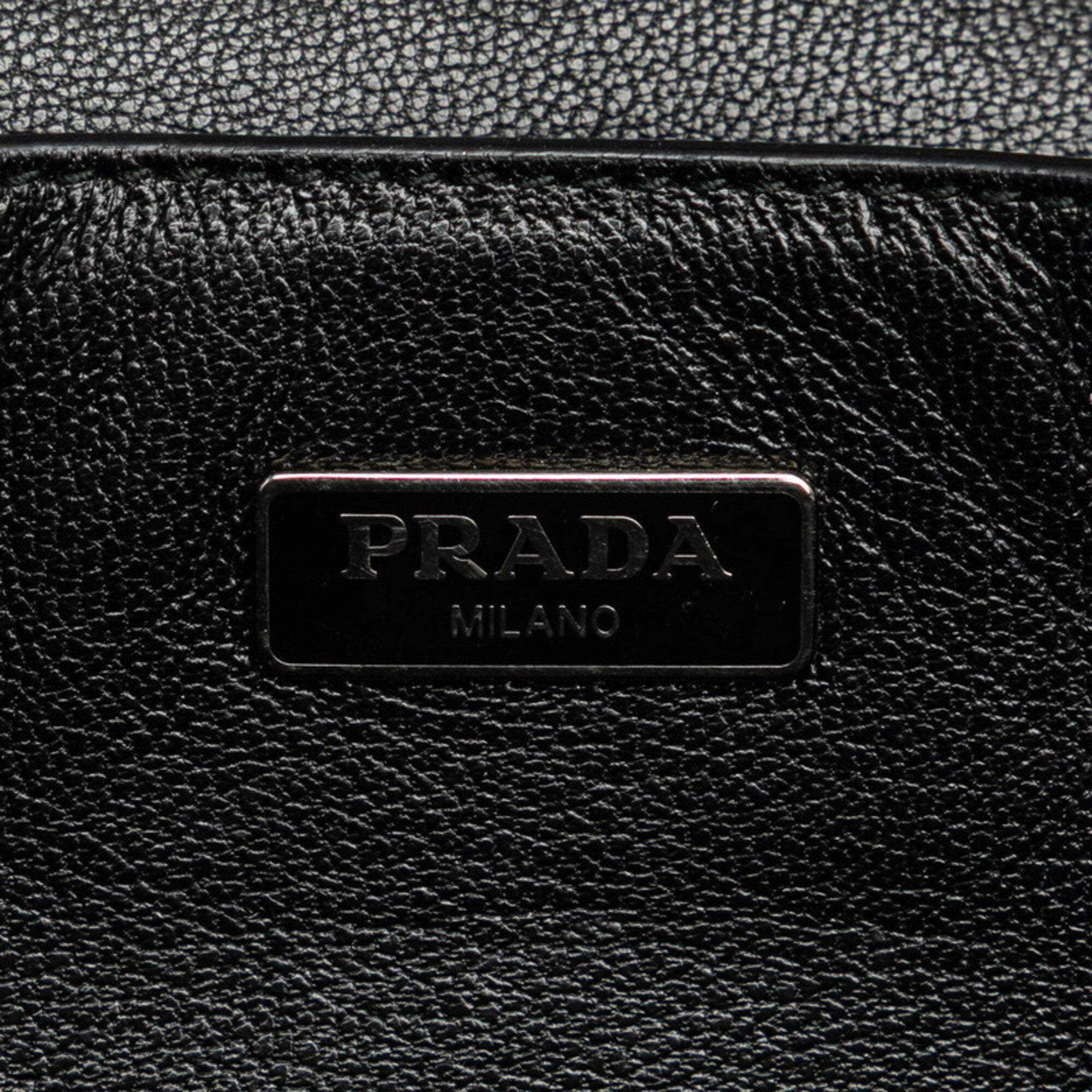 Prada Pink Leather Handbag Shoulder Bag (Pre-Owned)