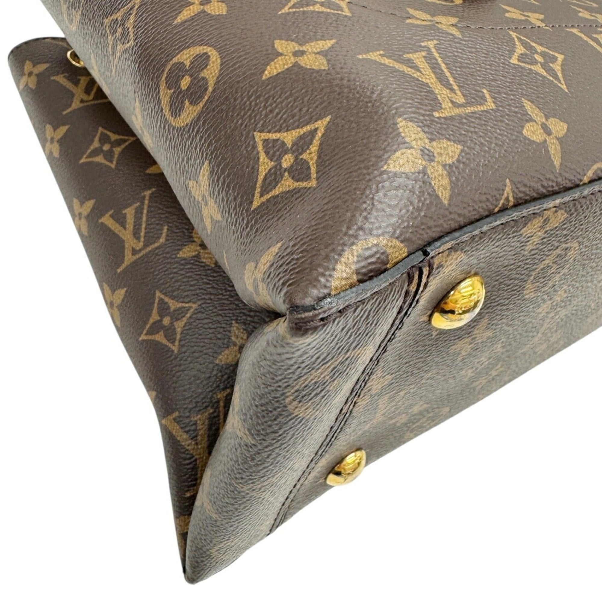 Louis Vuitton Brown Noir Monogram Leather Handbag Shoulder Bag (Pre-Owned)