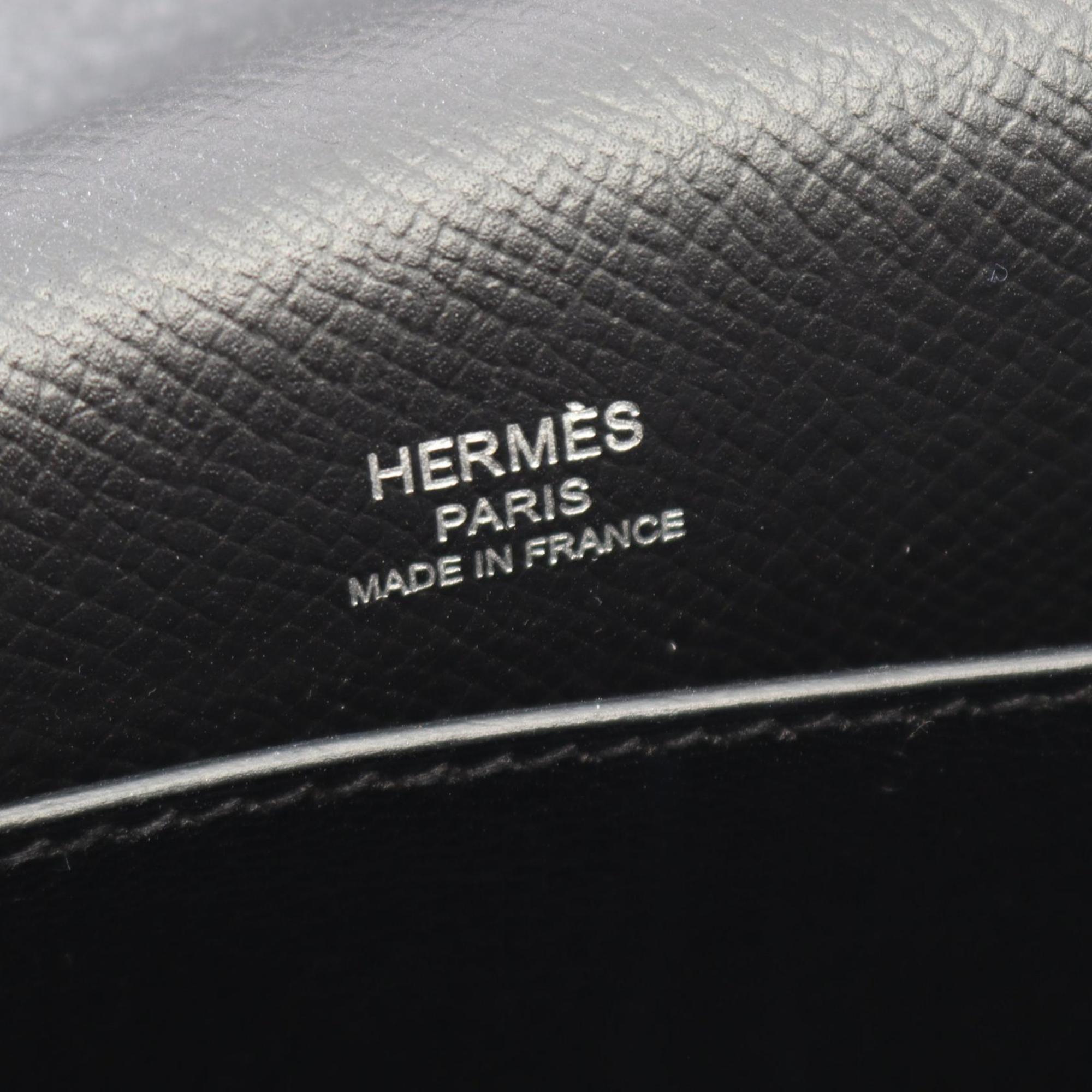 Hermes Black Epsom Leather Leather Shoulder Bag (Pre-Owned)