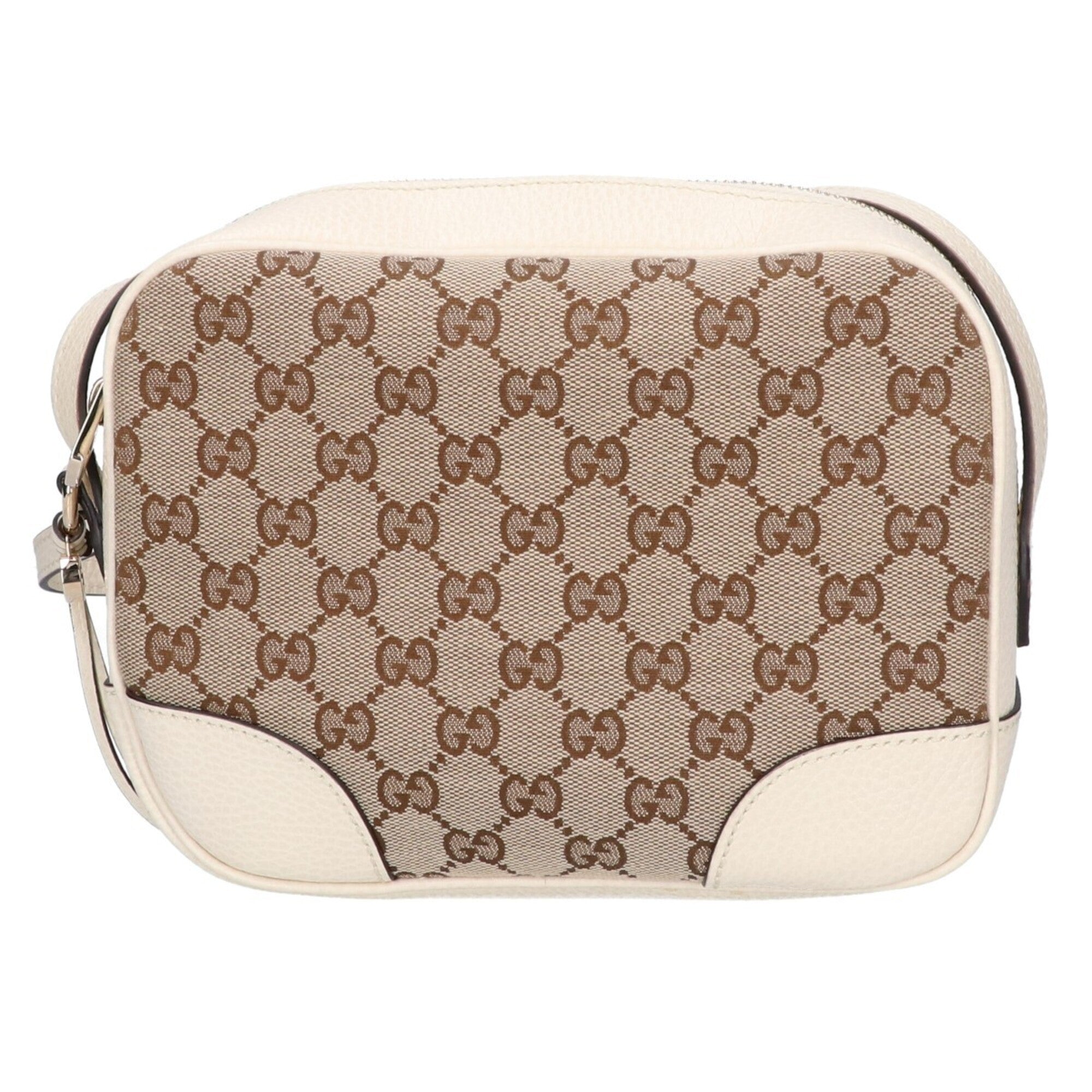 Gucci Ivory Gg Canvas Shoulder Bag (Pre-Owned)