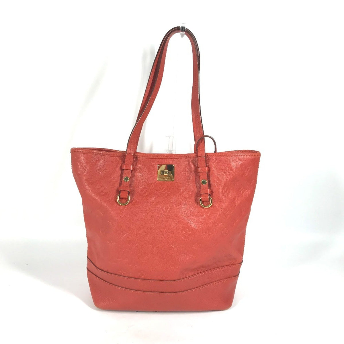 Louis Vuitton Monogram Empreinte Red Color Monogram Empreinte Shoulder Bag Tote Bag (Pre-Owned)