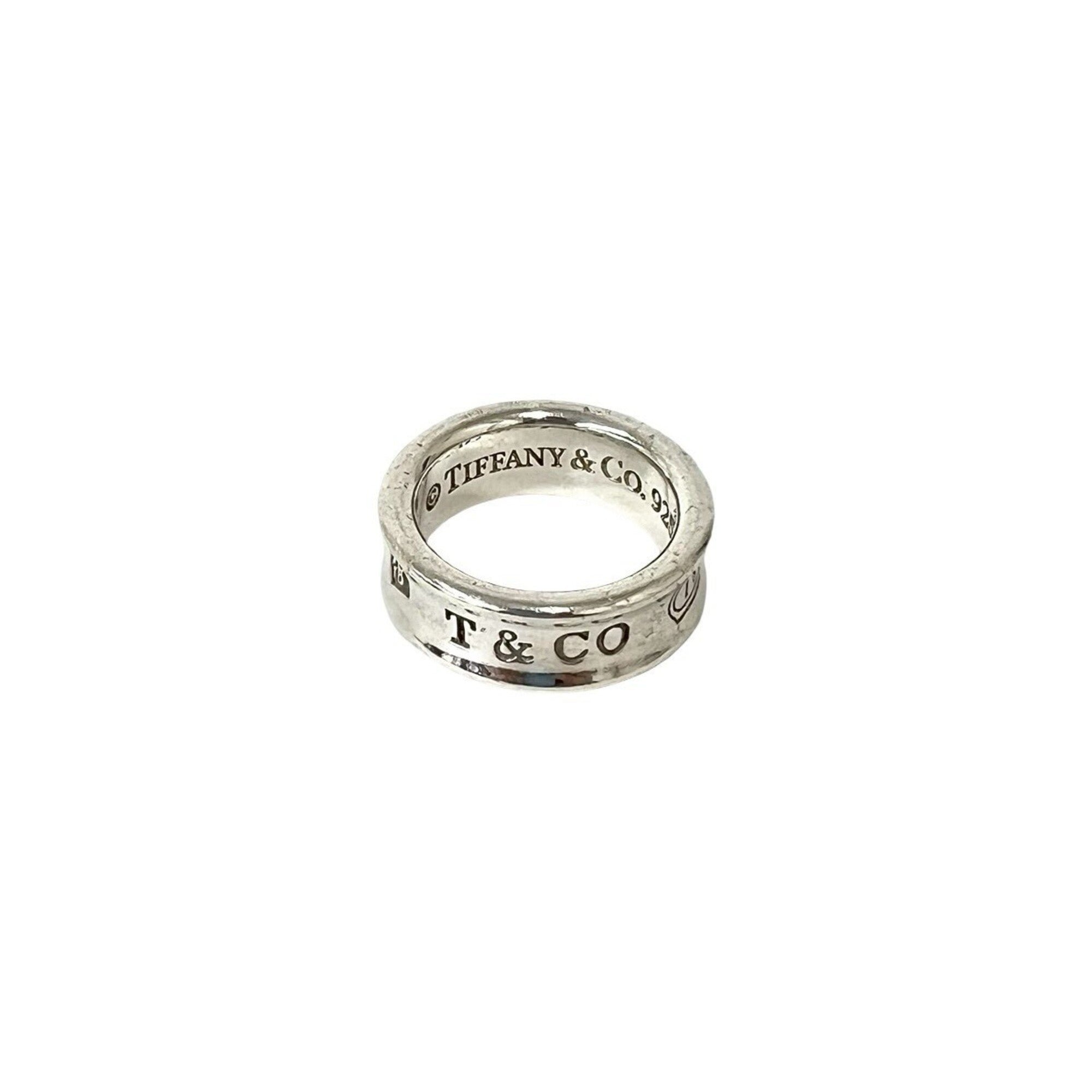 Tiffany Silver Silver 925 Band Ring (Pre-Owned)