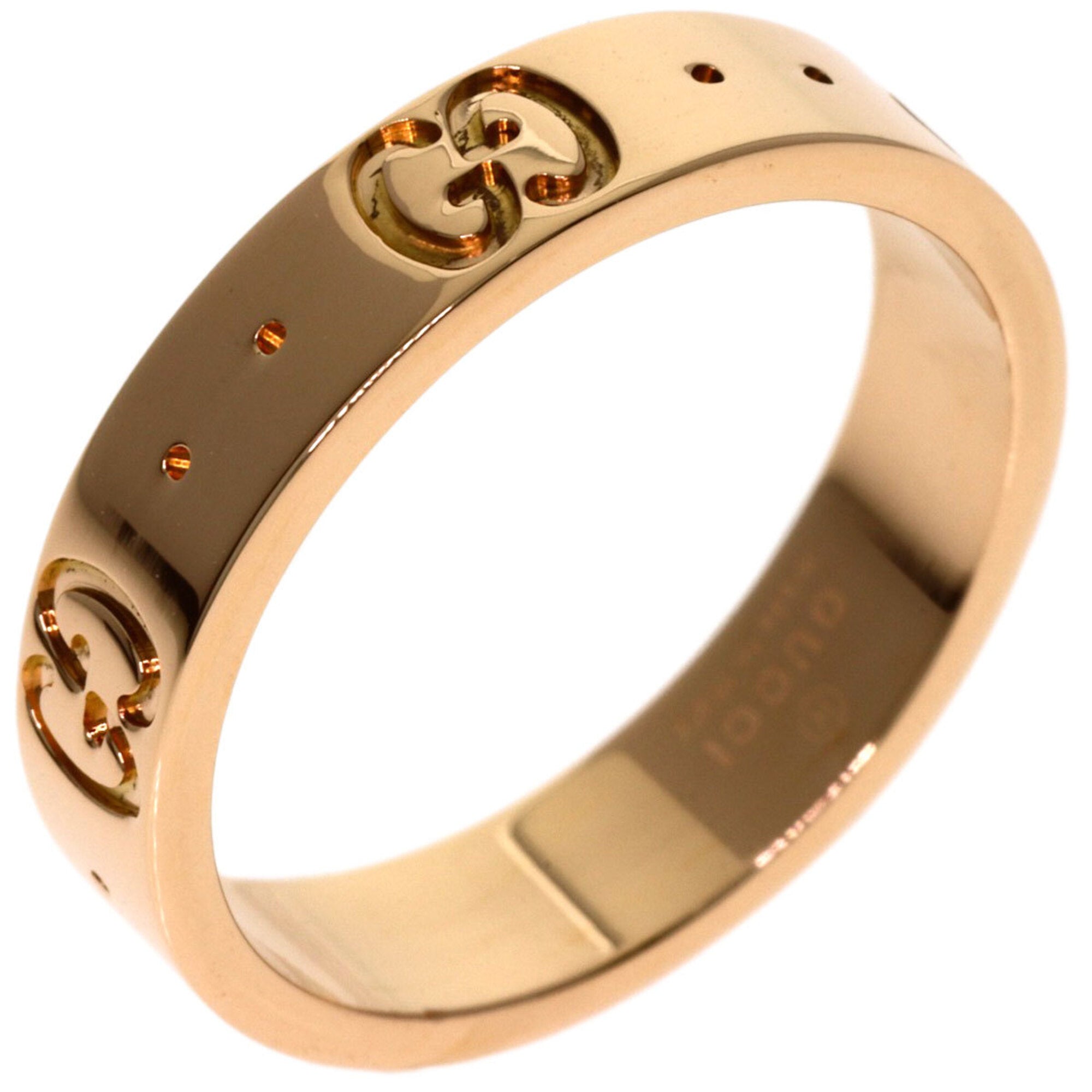 Gucci Pink Gold (18K) Band Ring (Pre-Owned)