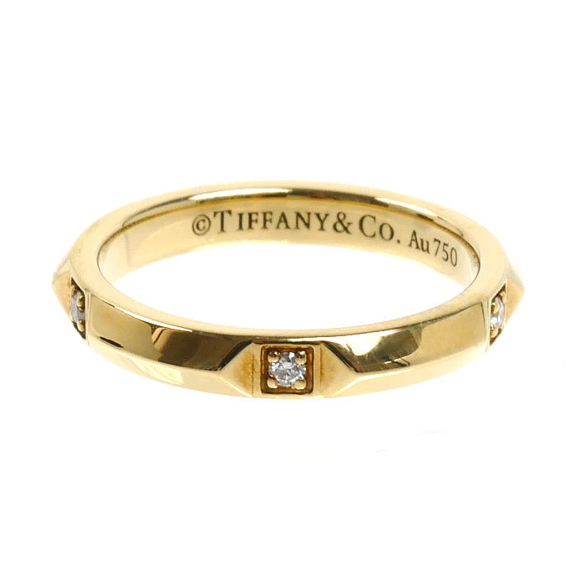 Tiffany Yellow Gold (18K) Band Ring (Pre-Owned)