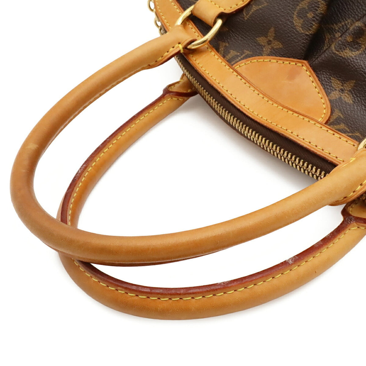 Louis Vuitton Brown Monogram Handbag Tote Bag (Pre-Owned)