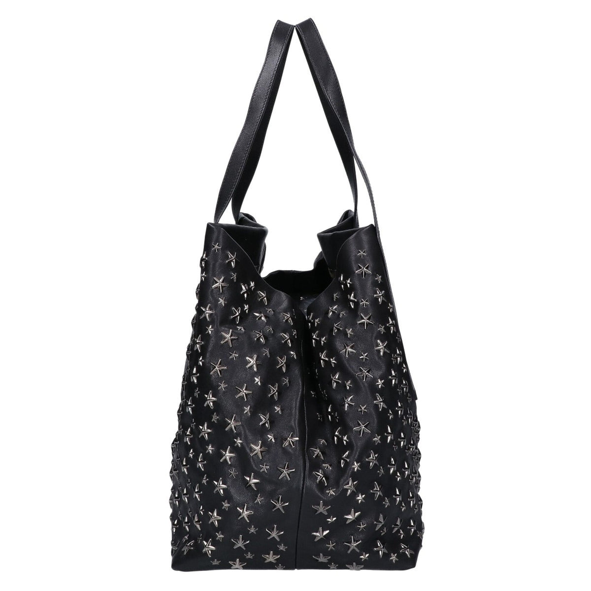 Jimmy Choo Black Leather Tote Bag (Pre-Owned)