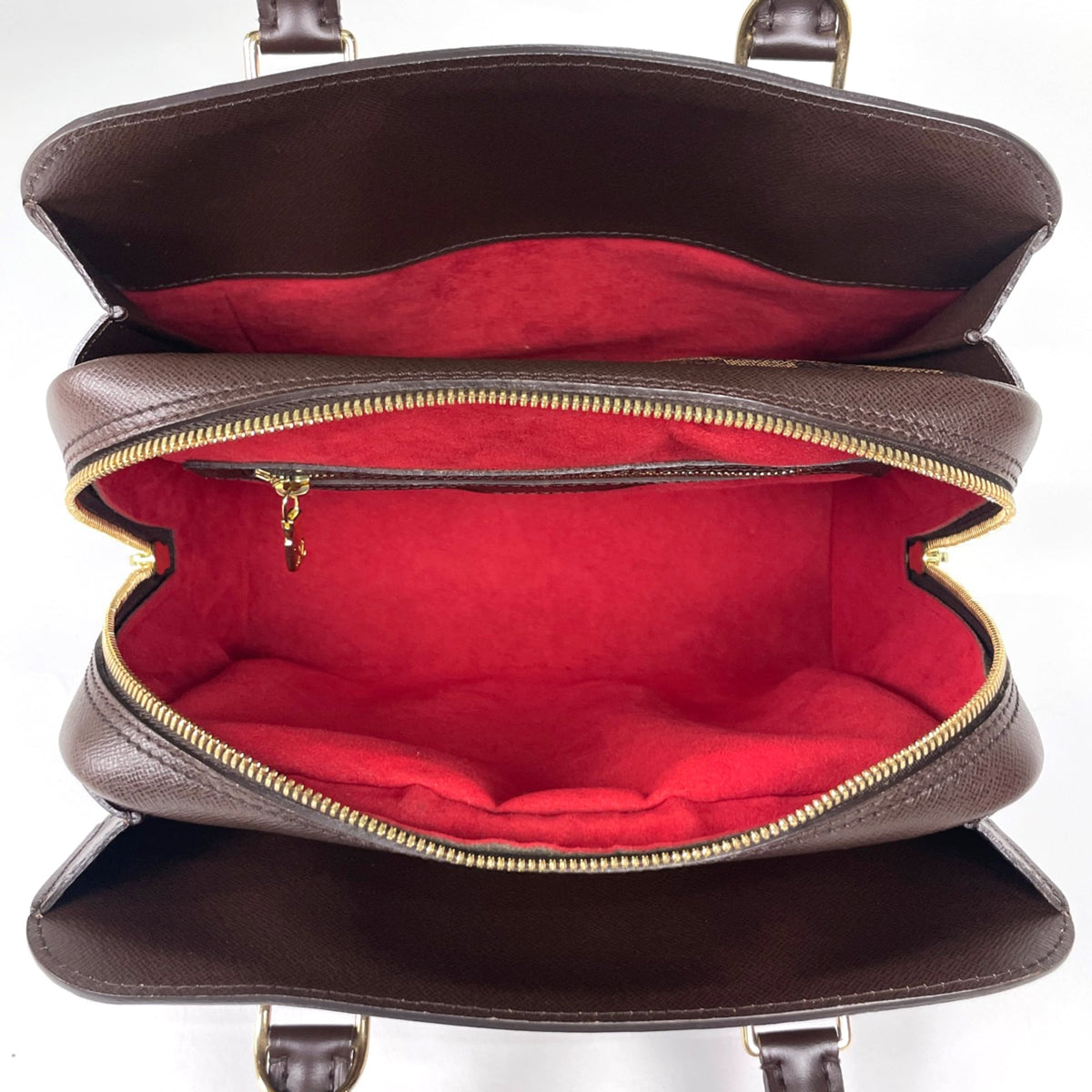 Louis Vuitton Brown Damier Canvas Handbag (Pre-Owned)