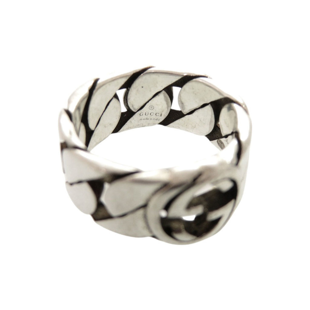 Gucci Silver Silver 925 Band Ring (Pre-Owned)