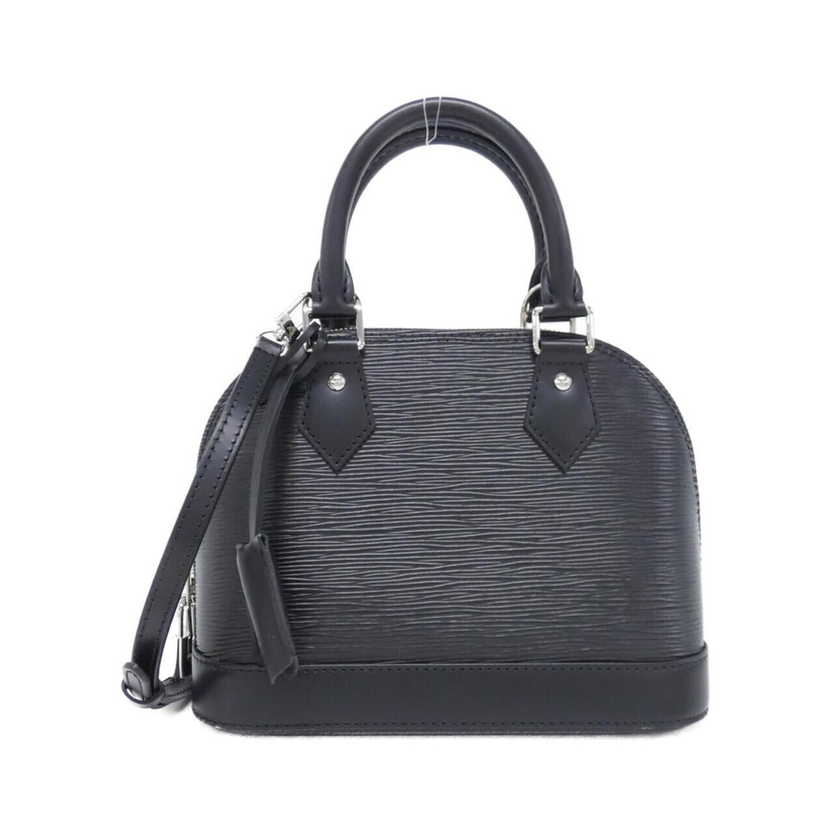 Louis Vuitton Black Leather Handbag (Pre-Owned)