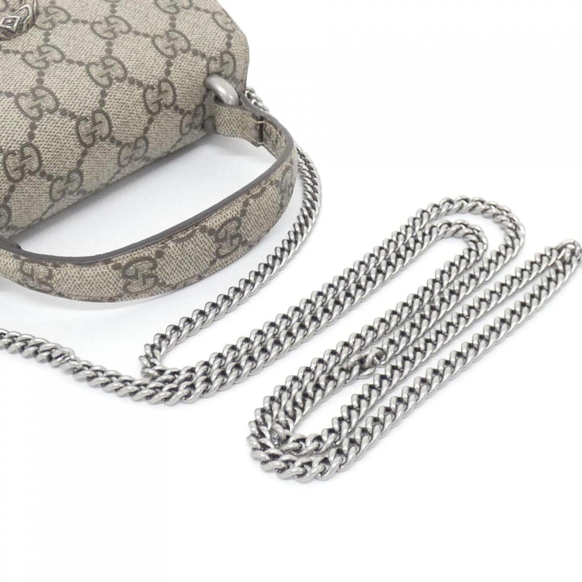Gucci Beige Gg Supreme Handbag (Pre-Owned)