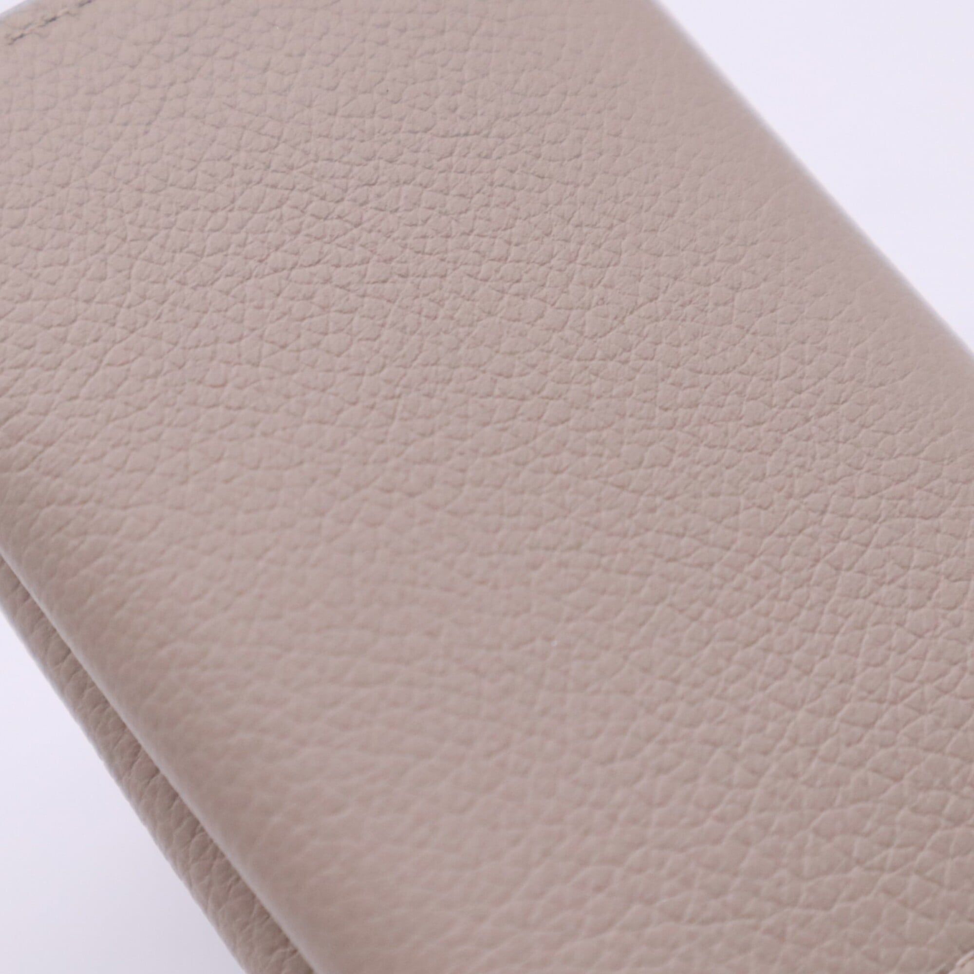 Louis Vuitton Taurillon Beige Leather Wallet (Tri-Fold) (Pre-Owned)