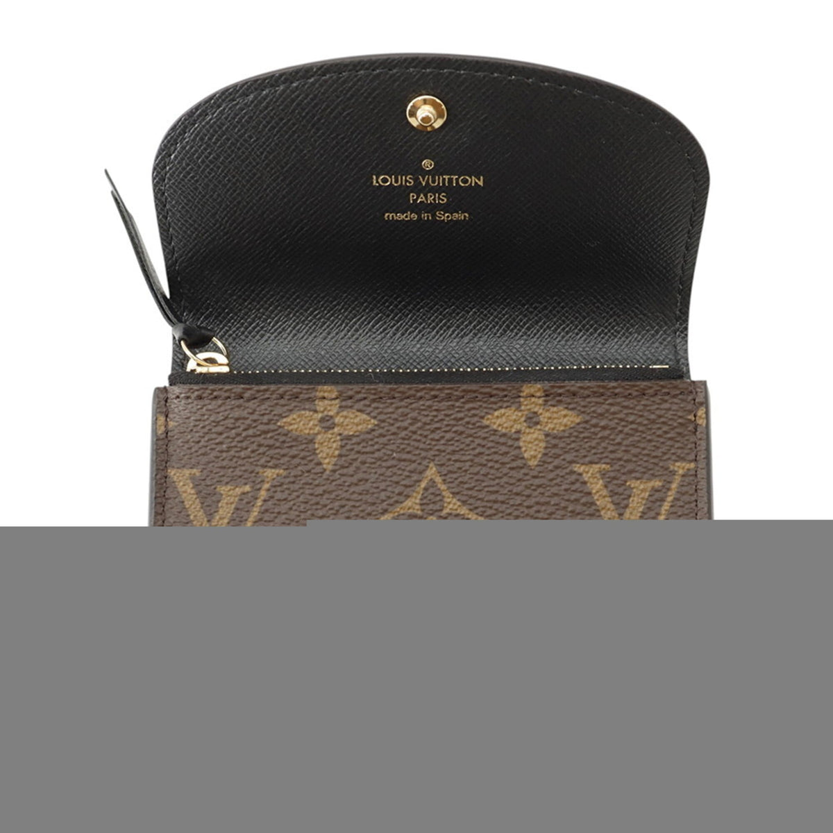 Louis Vuitton Monogram Reverse Black Noir Monogram Reverse Monogram Coin Purse/Coin Case (Pre-Owned)
