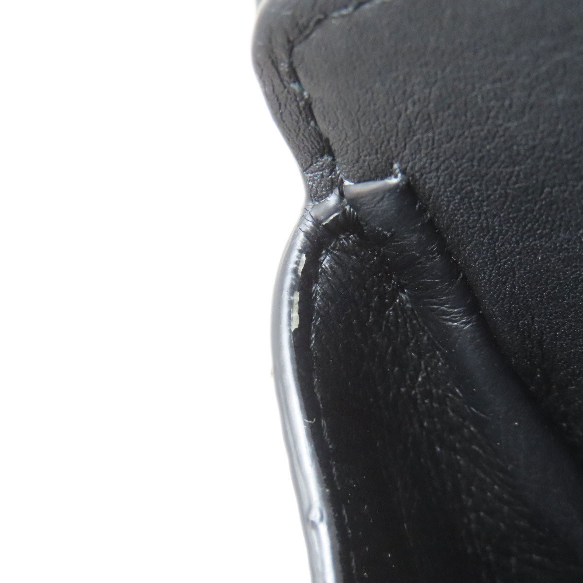 Loewe Black Canvas Leather Handbag (Pre-Owned)