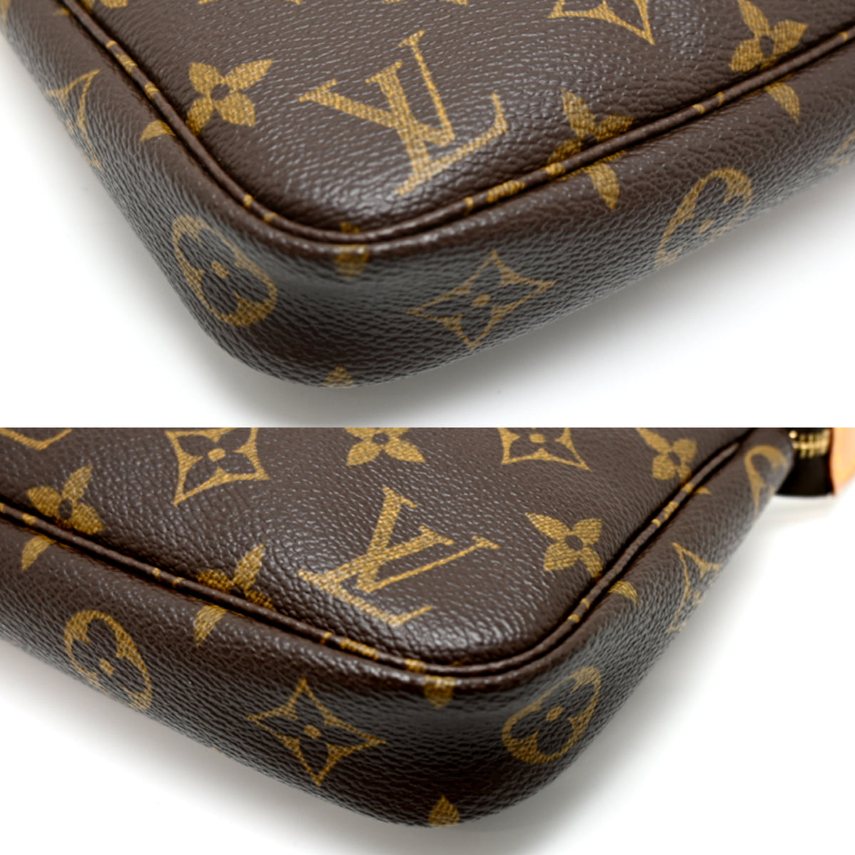 Louis Vuitton Brown Monogram Pochette Shoulder Bag (Pre-Owned)